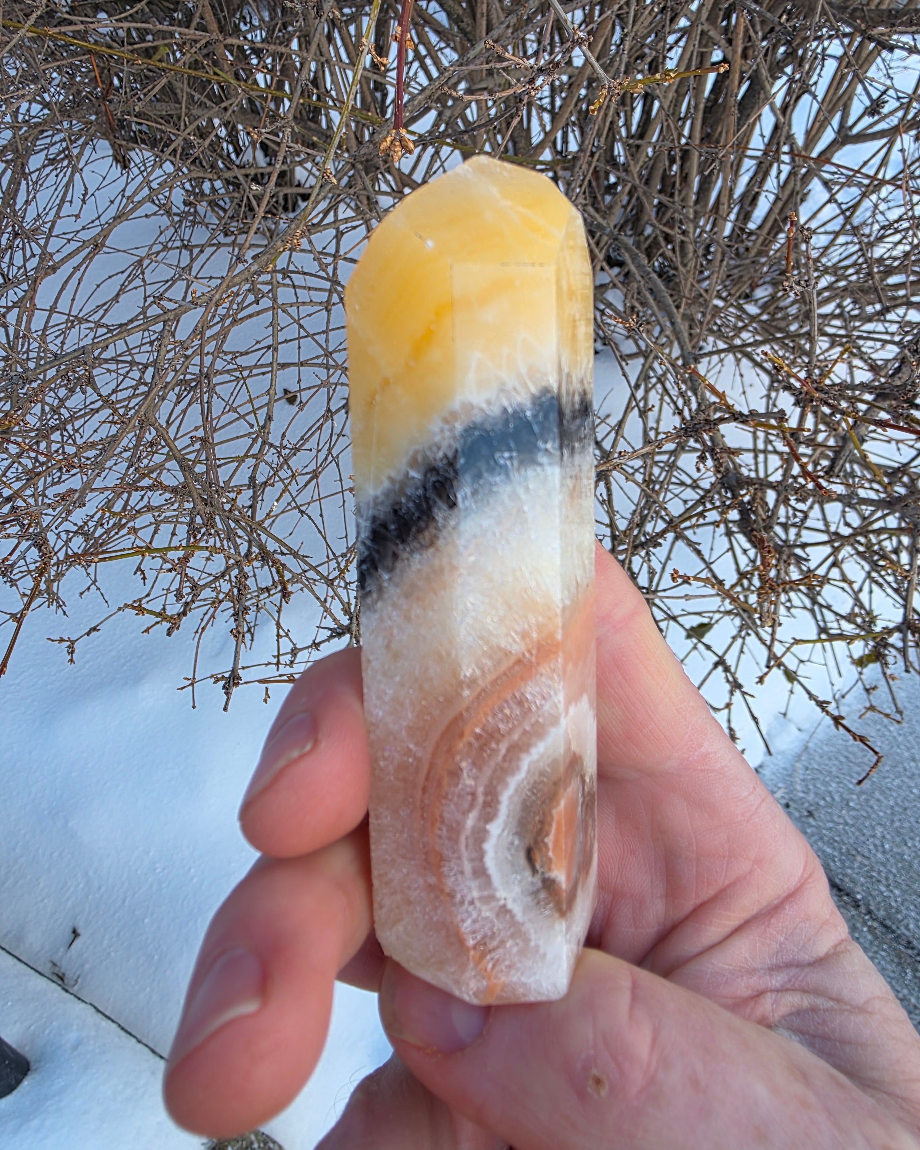 Honeycomb Calcite Tower