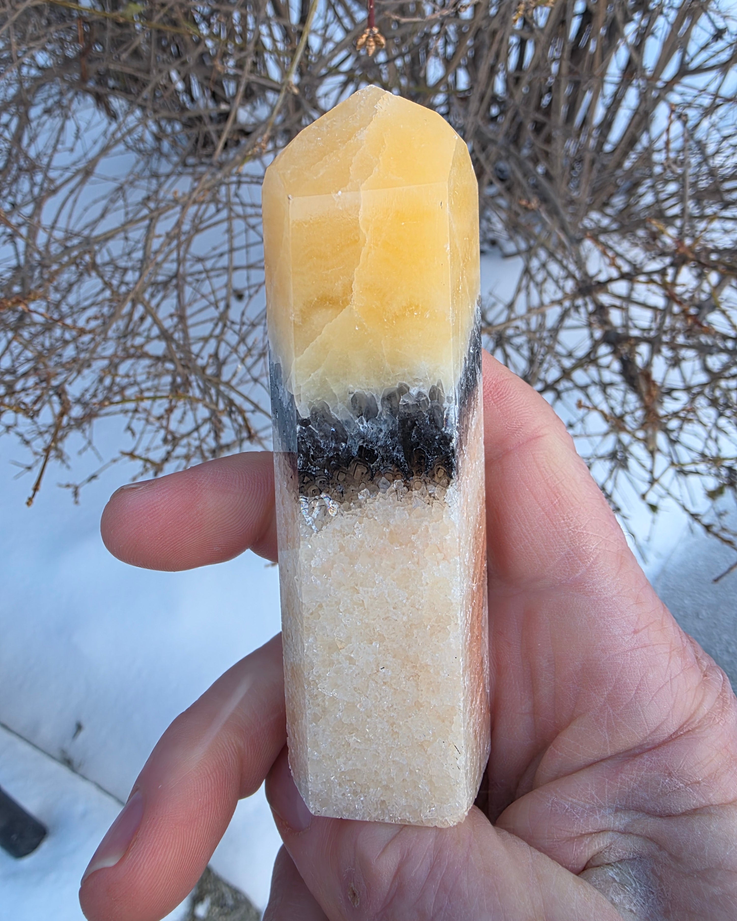 Honeycomb Calcite Tower
