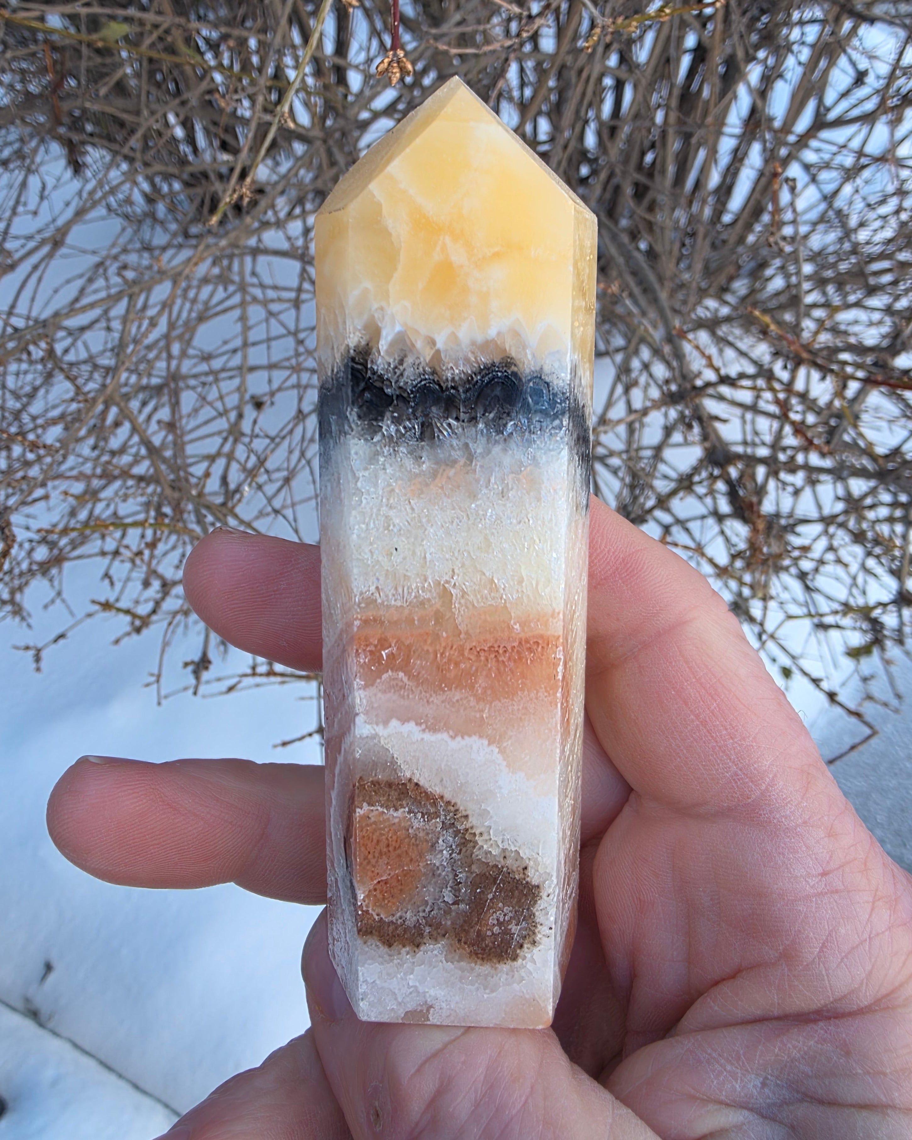 Honeycomb Calcite Tower