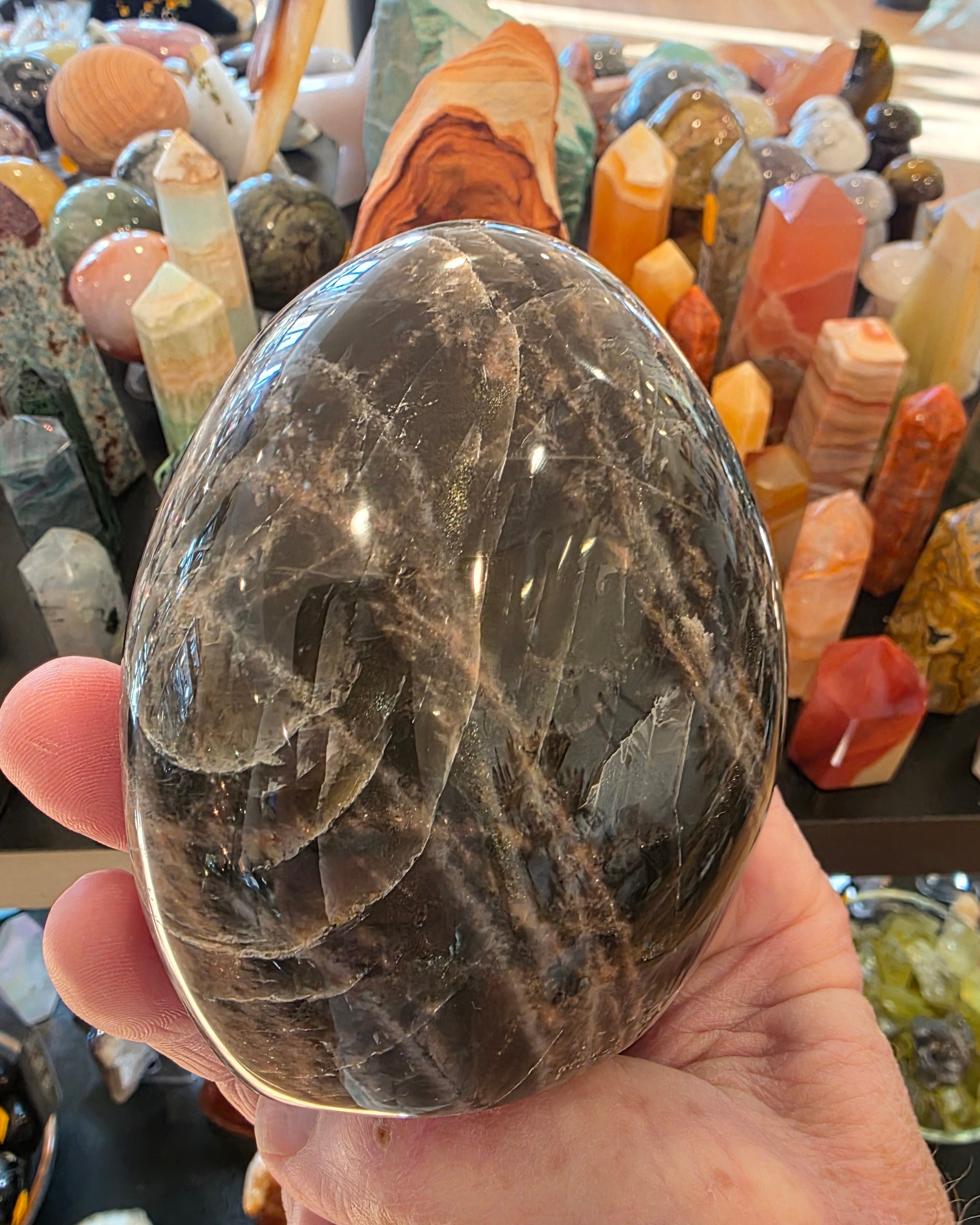 Black Moonstone Free Form