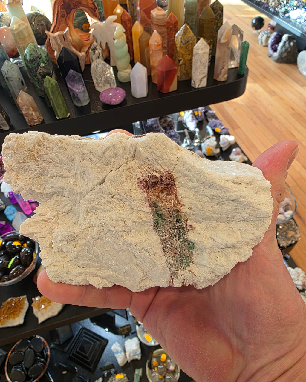 Watermelon Tourmaline in Albite