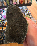 Black Amethyst Raw Druzy Specimen