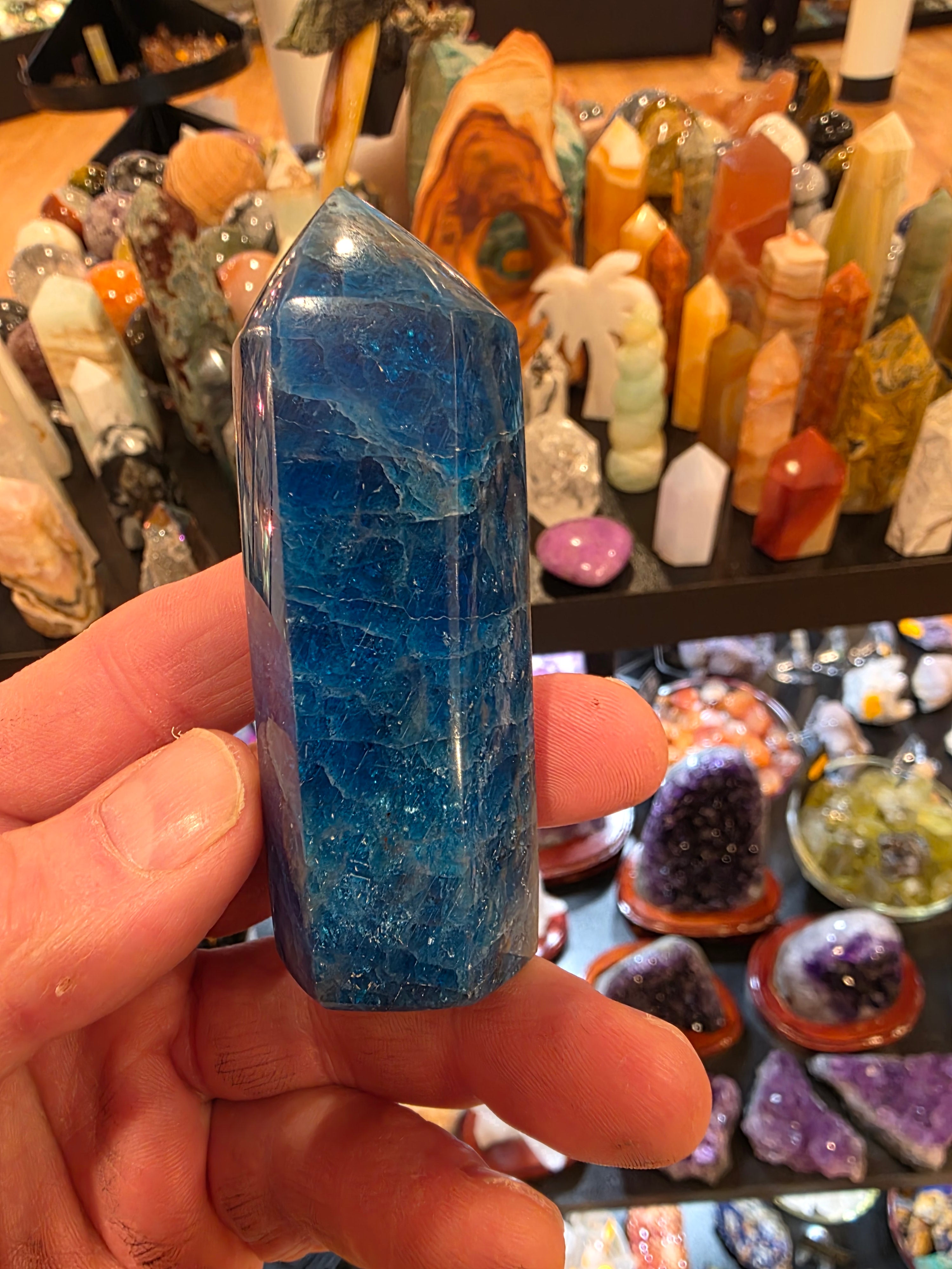 Blue Apatite Tower
