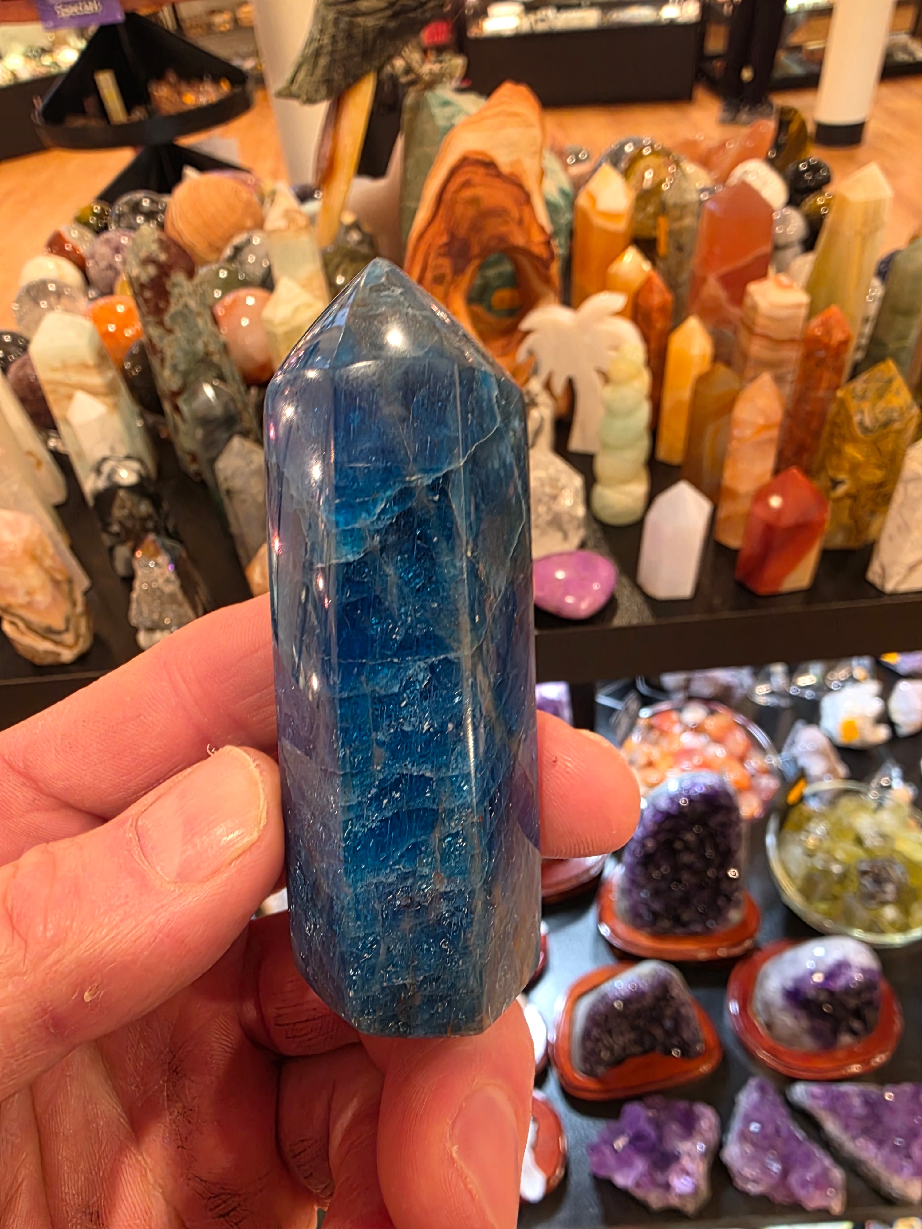 Blue Apatite Tower
