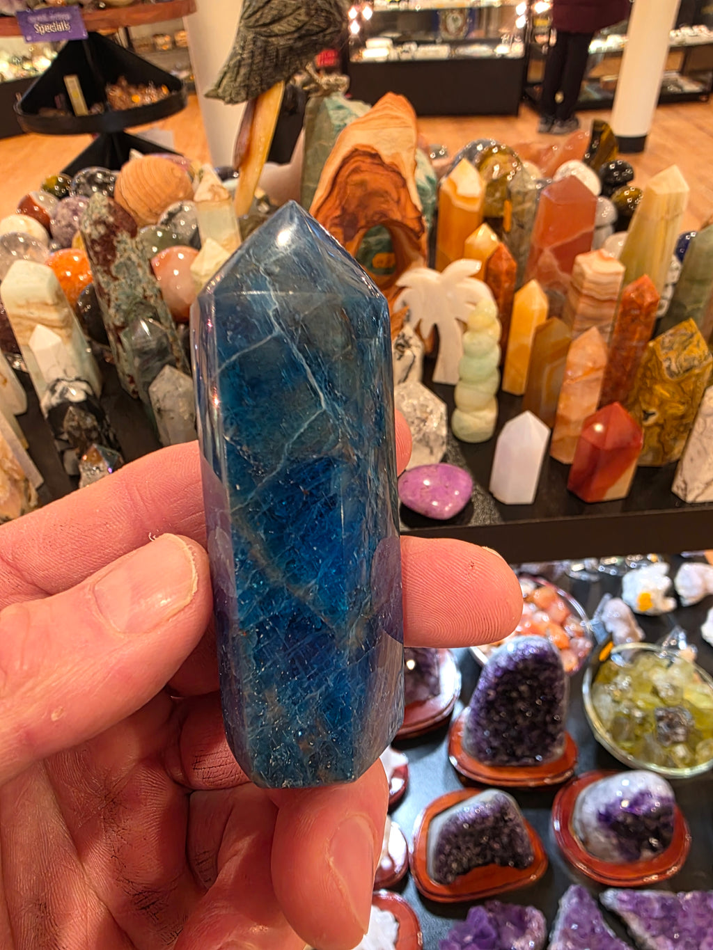 Blue Apatite Tower