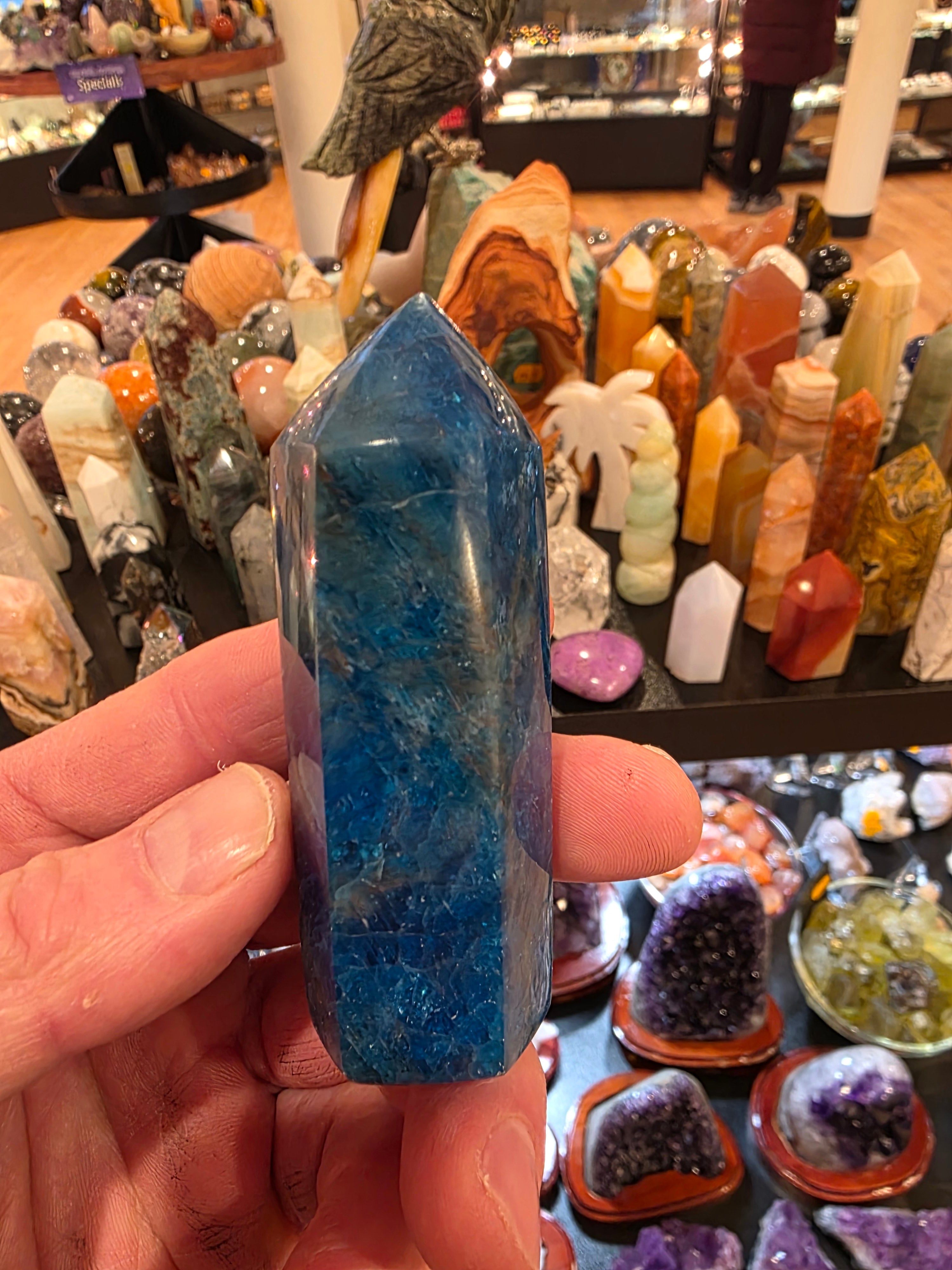 Blue Apatite Tower