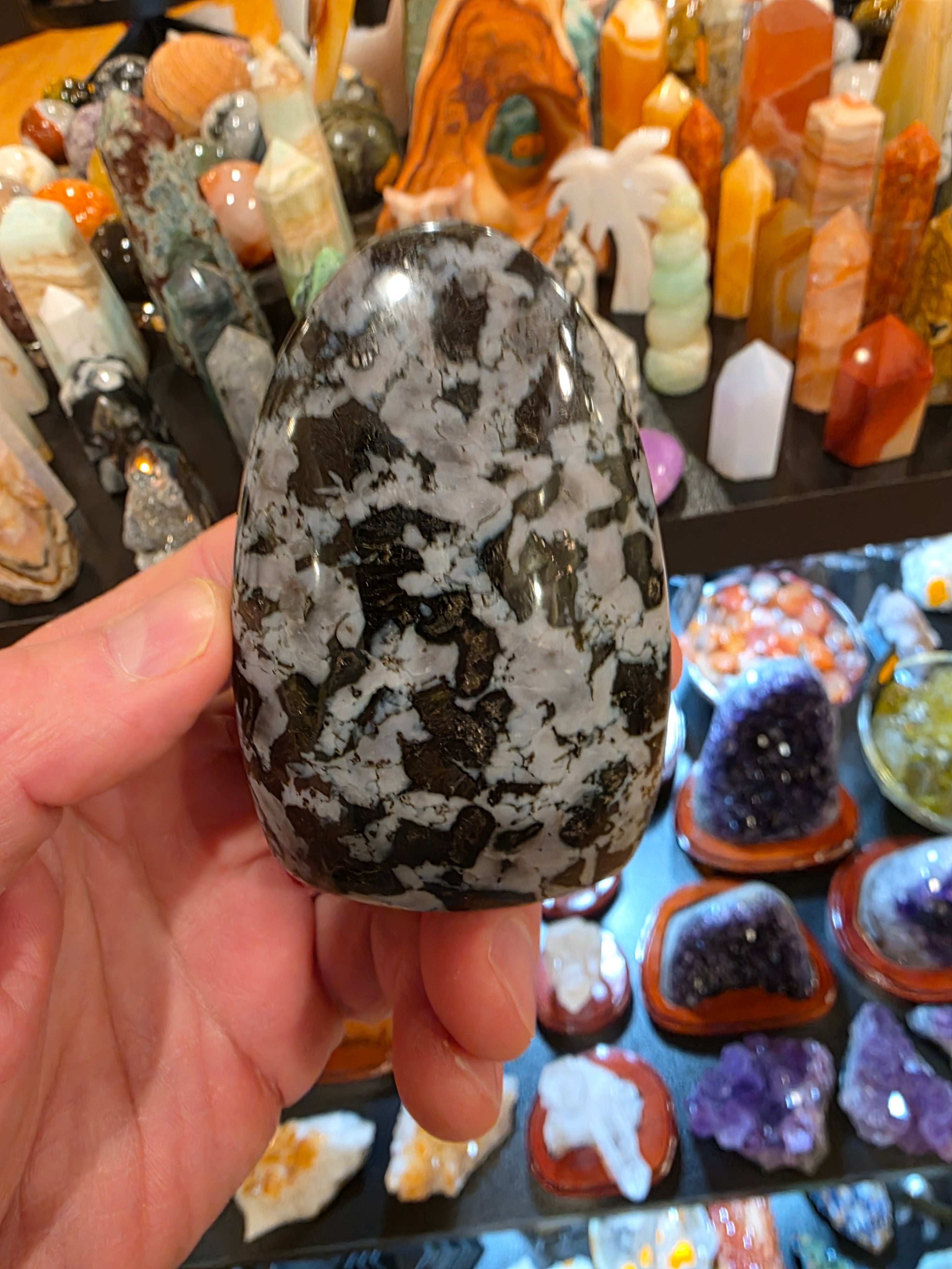 Indigo Gabbro - Merlinite Stone Free Form