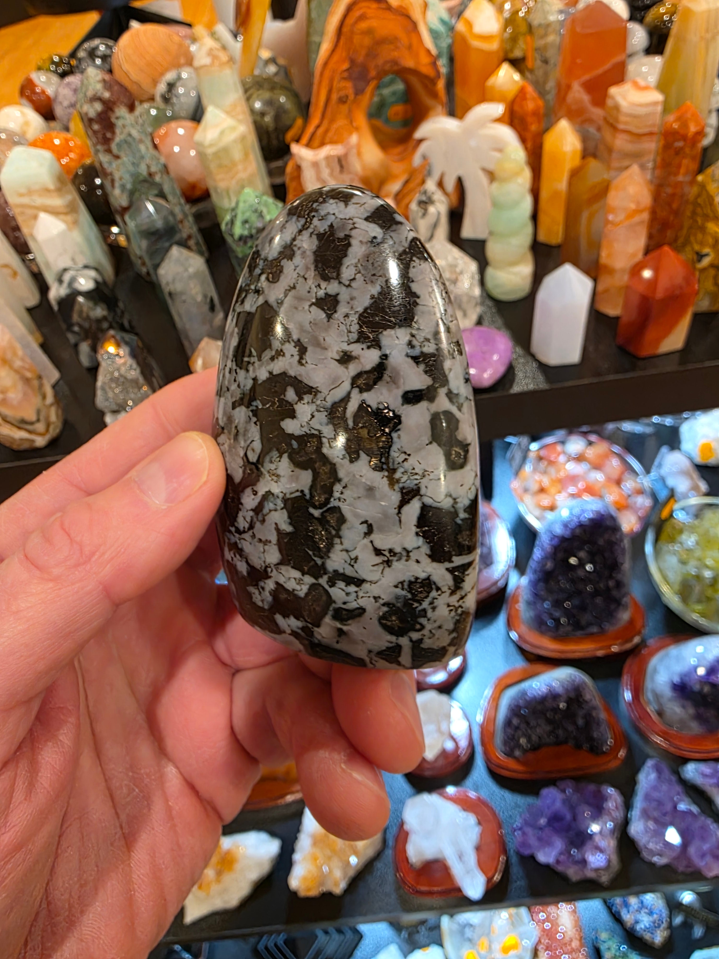 Indigo Gabbro - Merlinite Stone Free Form