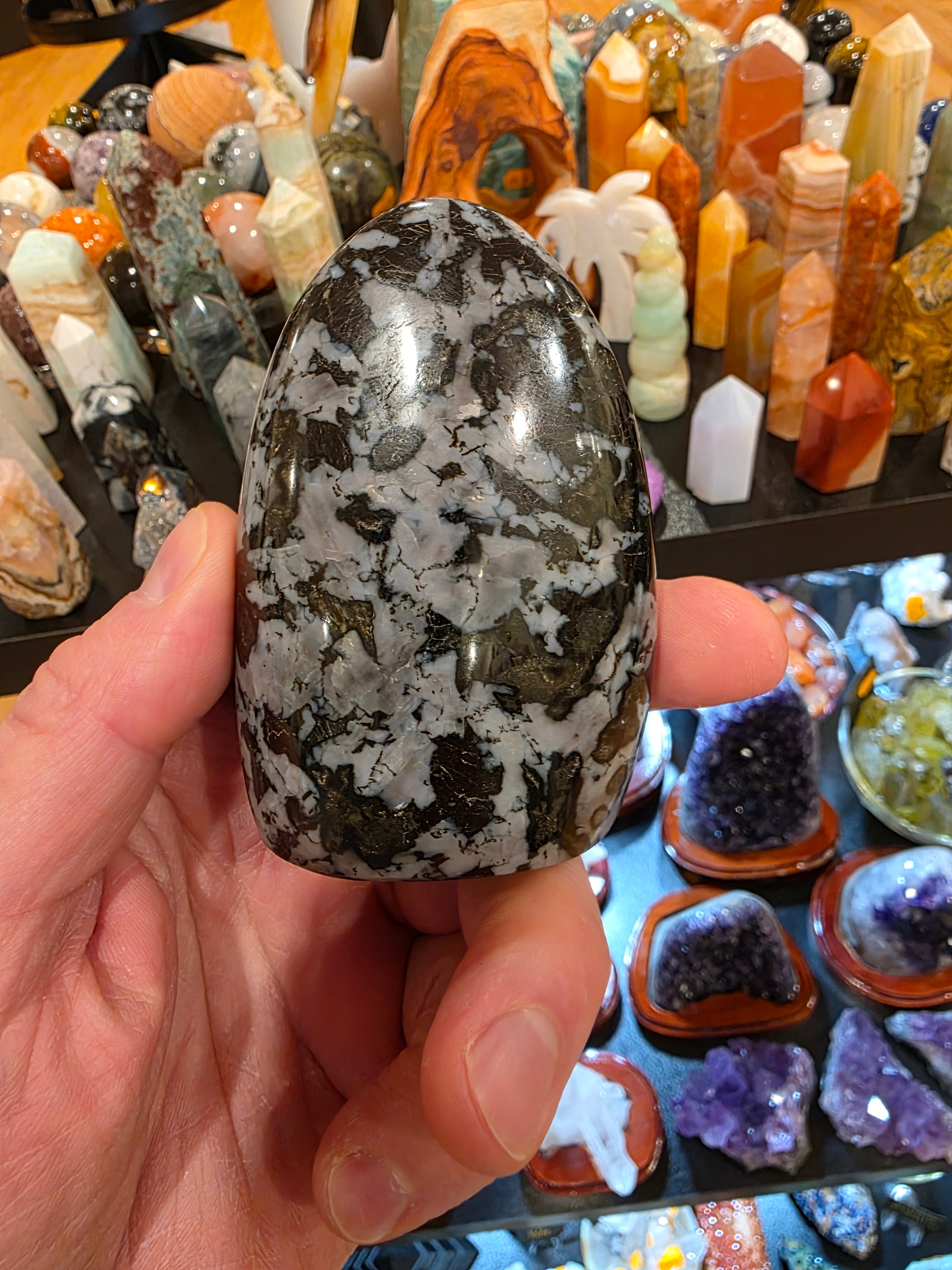 Indigo Gabbro - Merlinite Stone Free Form