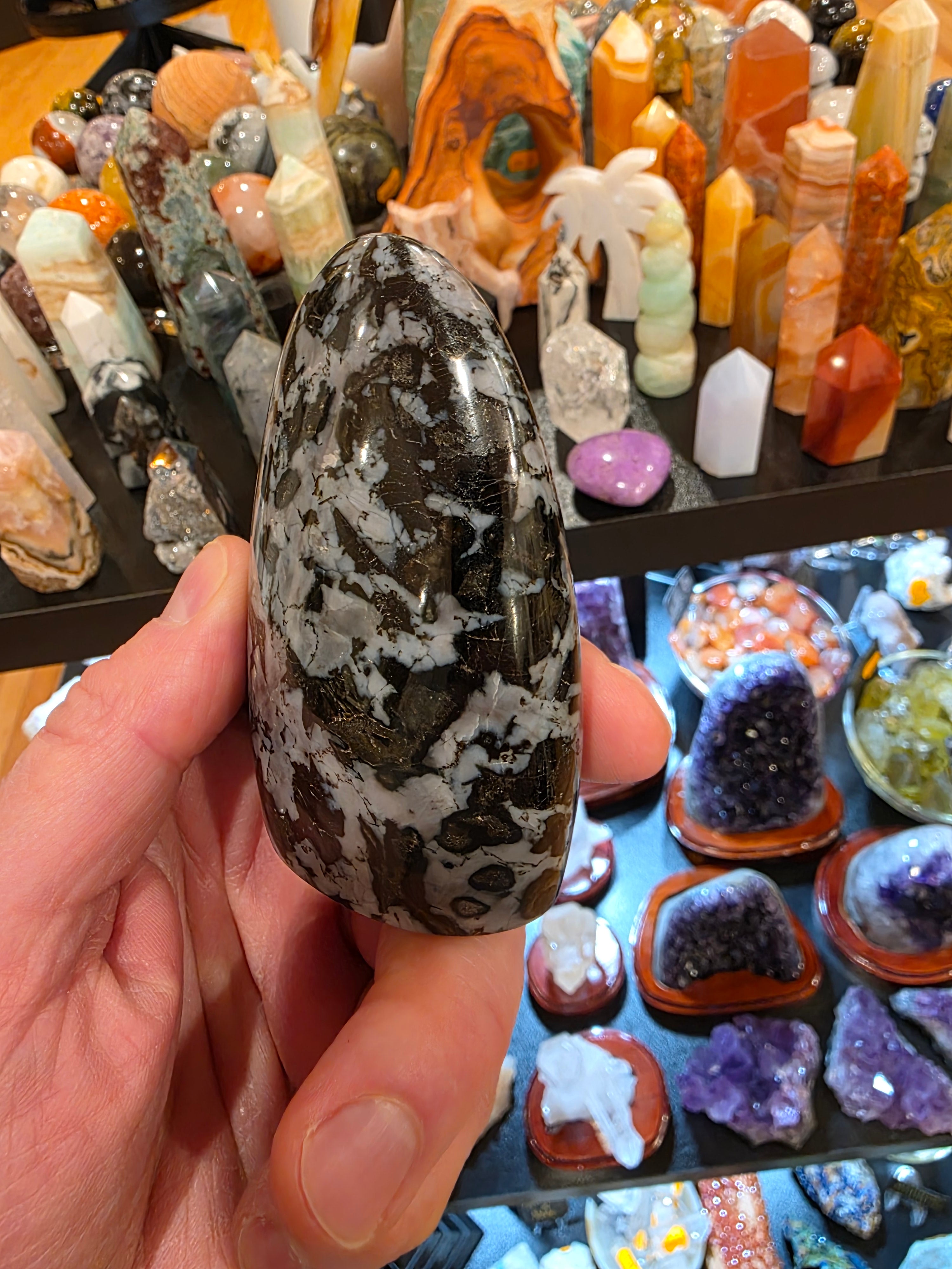 Indigo Gabbro - Merlinite Stone Free Form