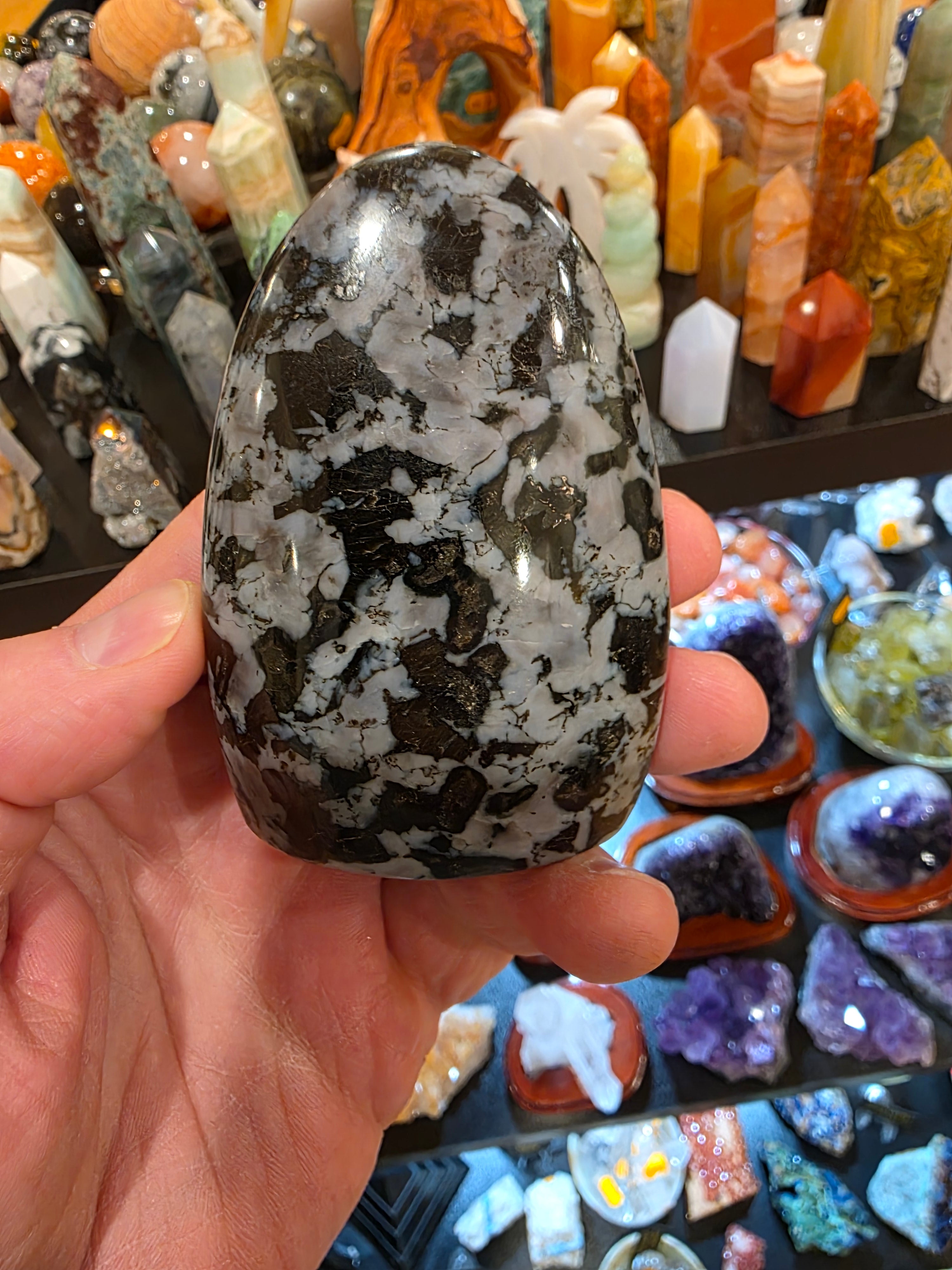 Indigo Gabbro - Merlinite Stone Free Form