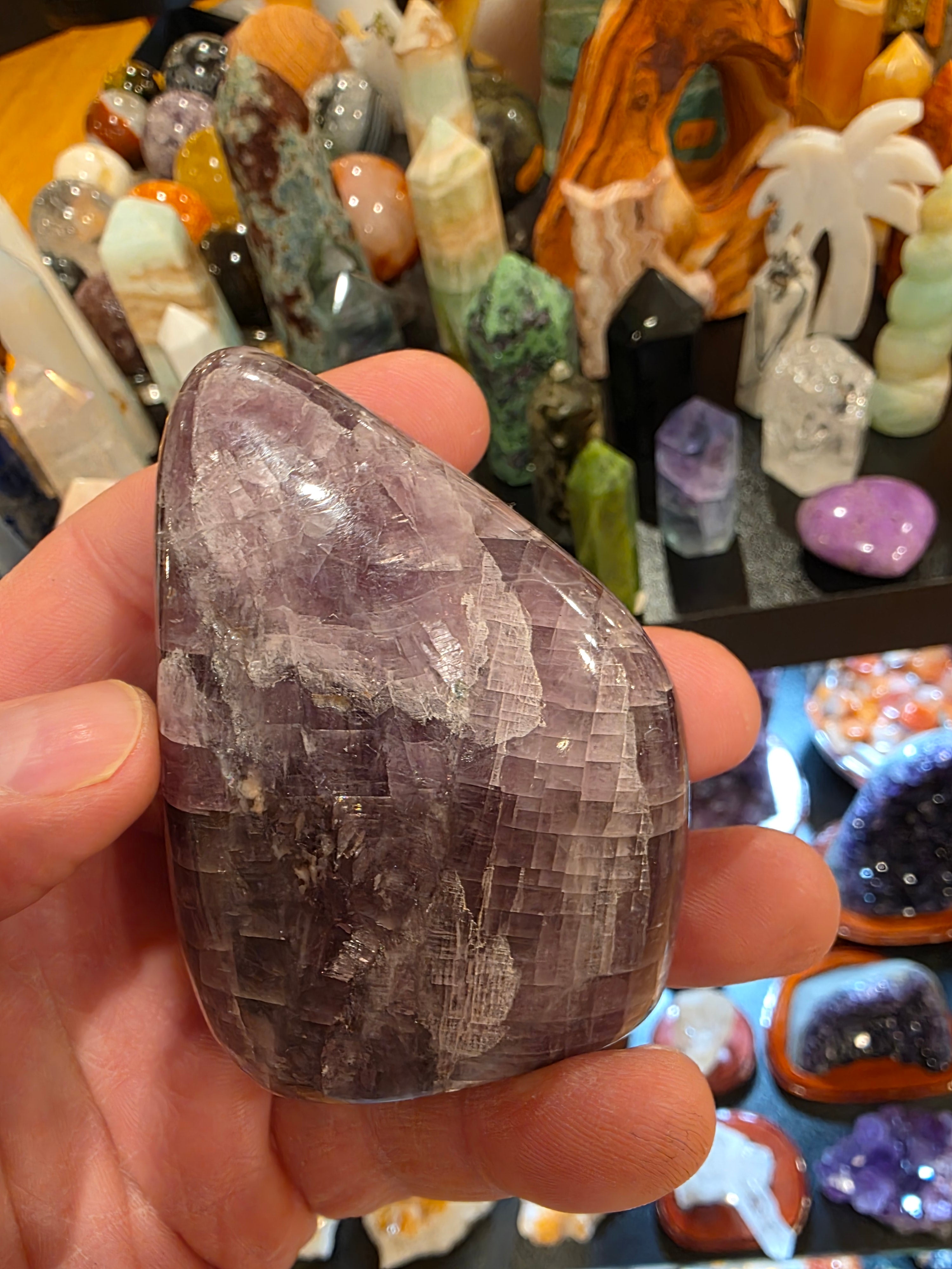 Purple Anhydrite - Angelite