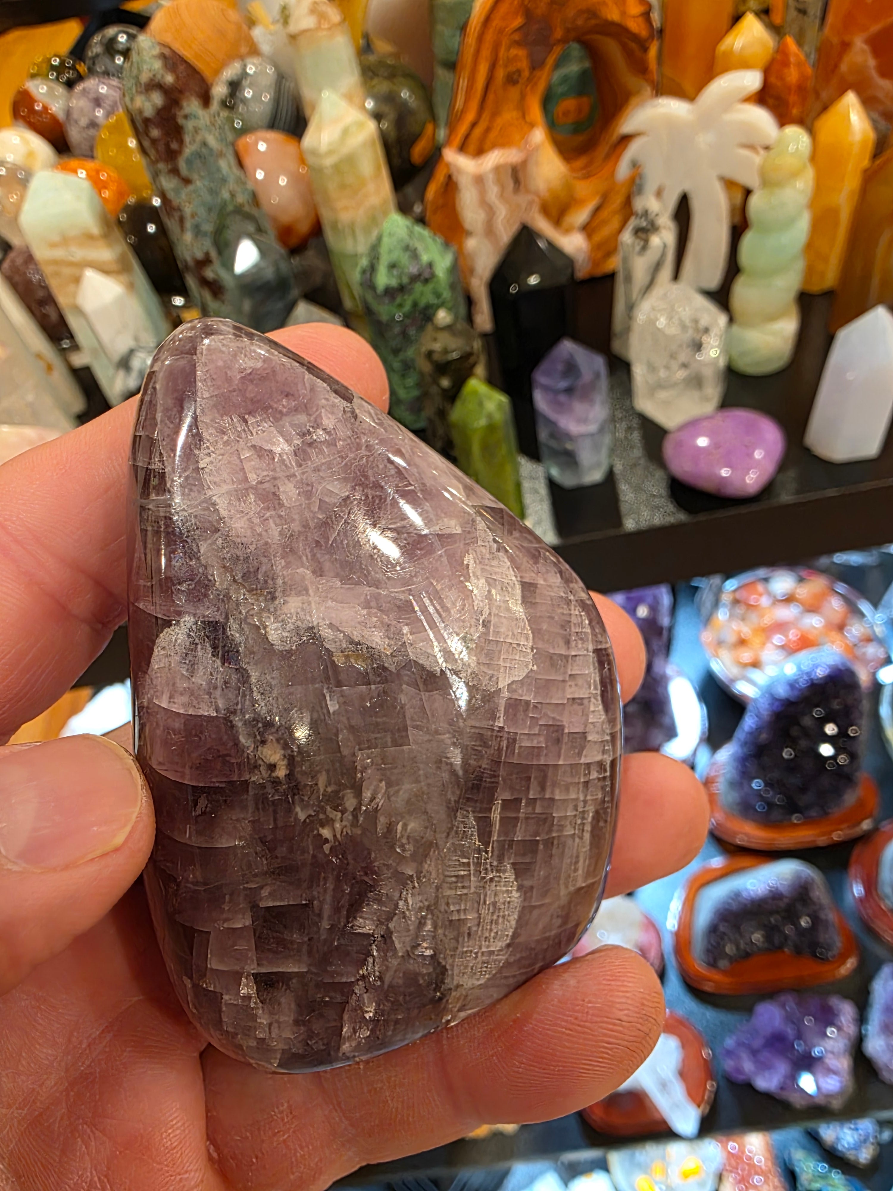 Purple Anhydrite - Angelite