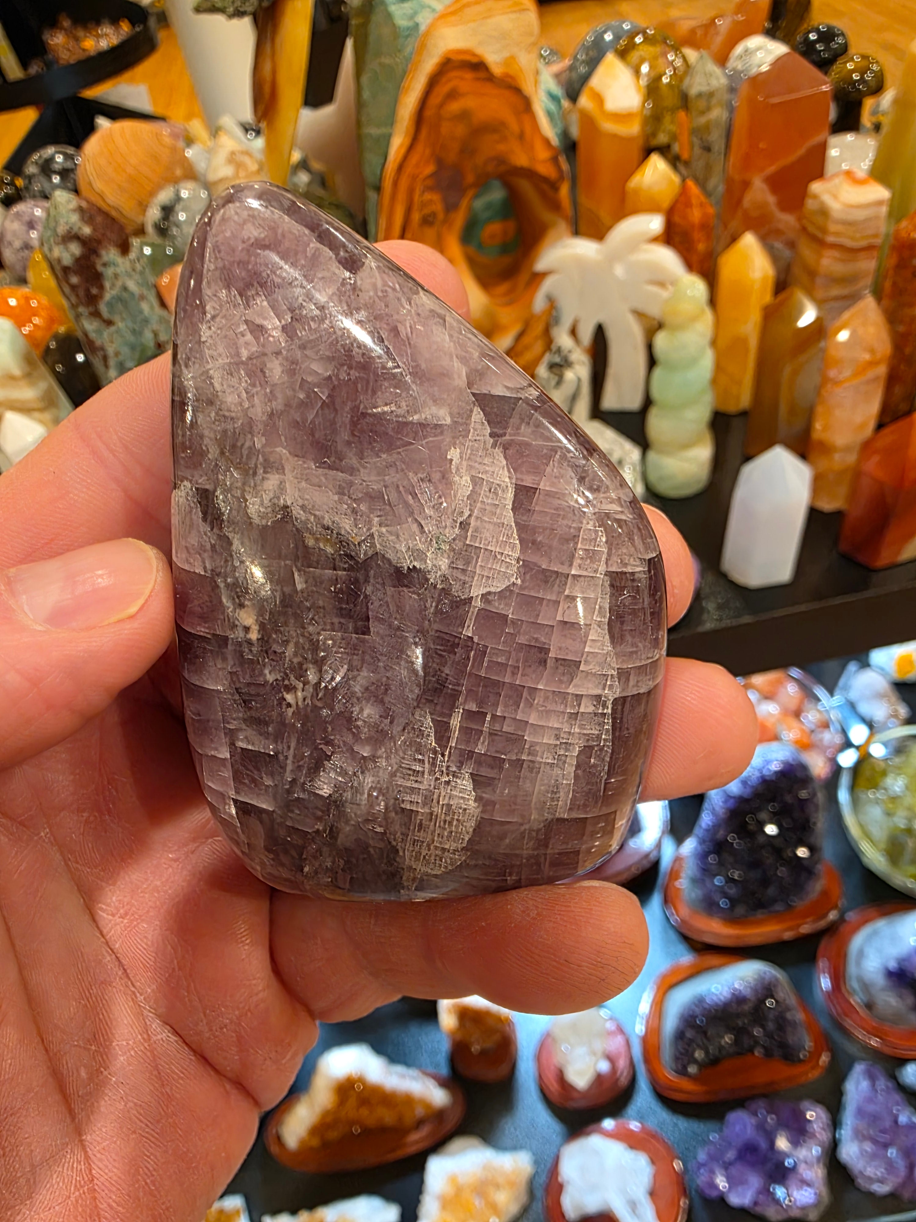 Purple Anhydrite - Angelite