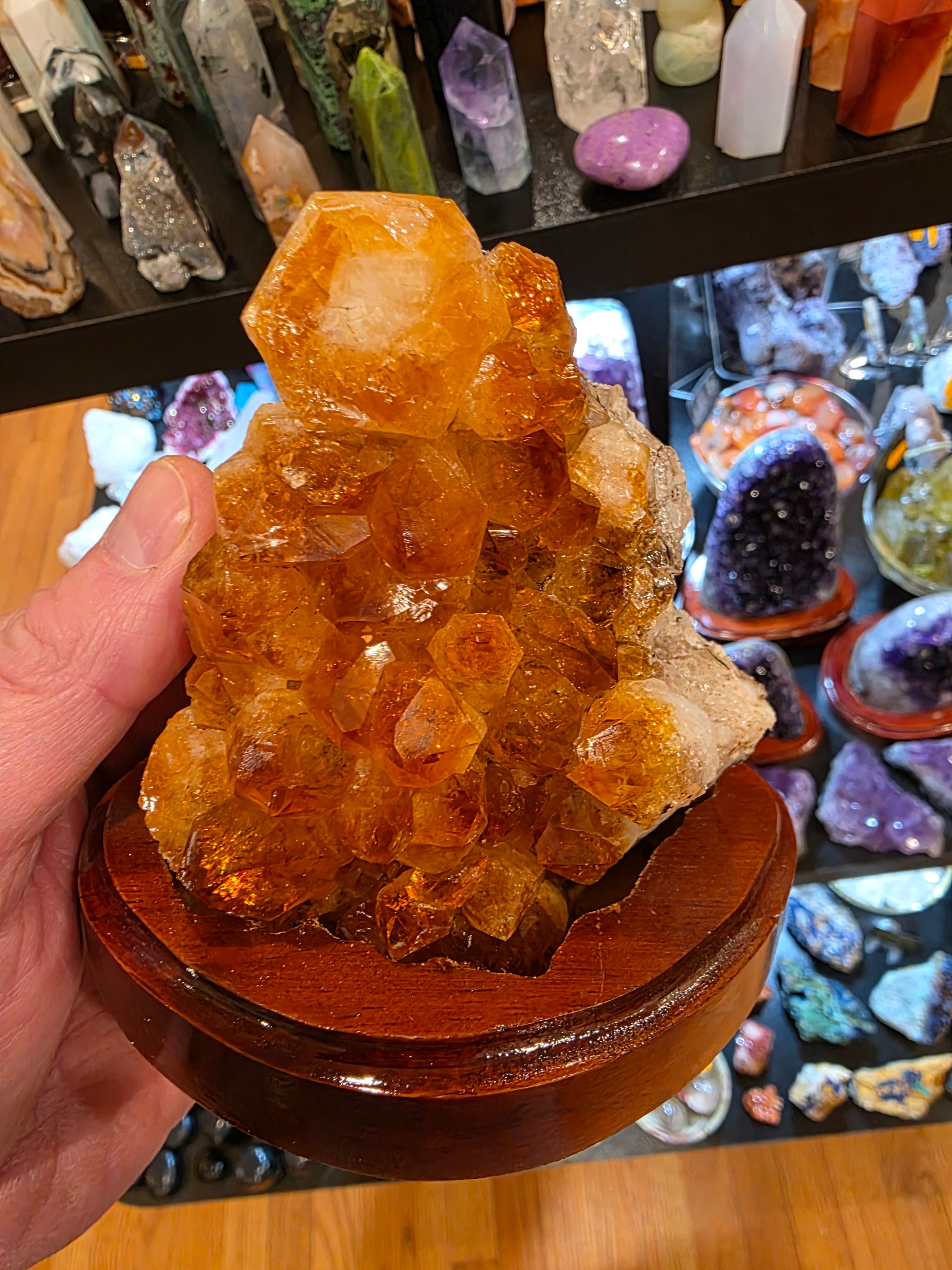 Citrine Quartz Cluster