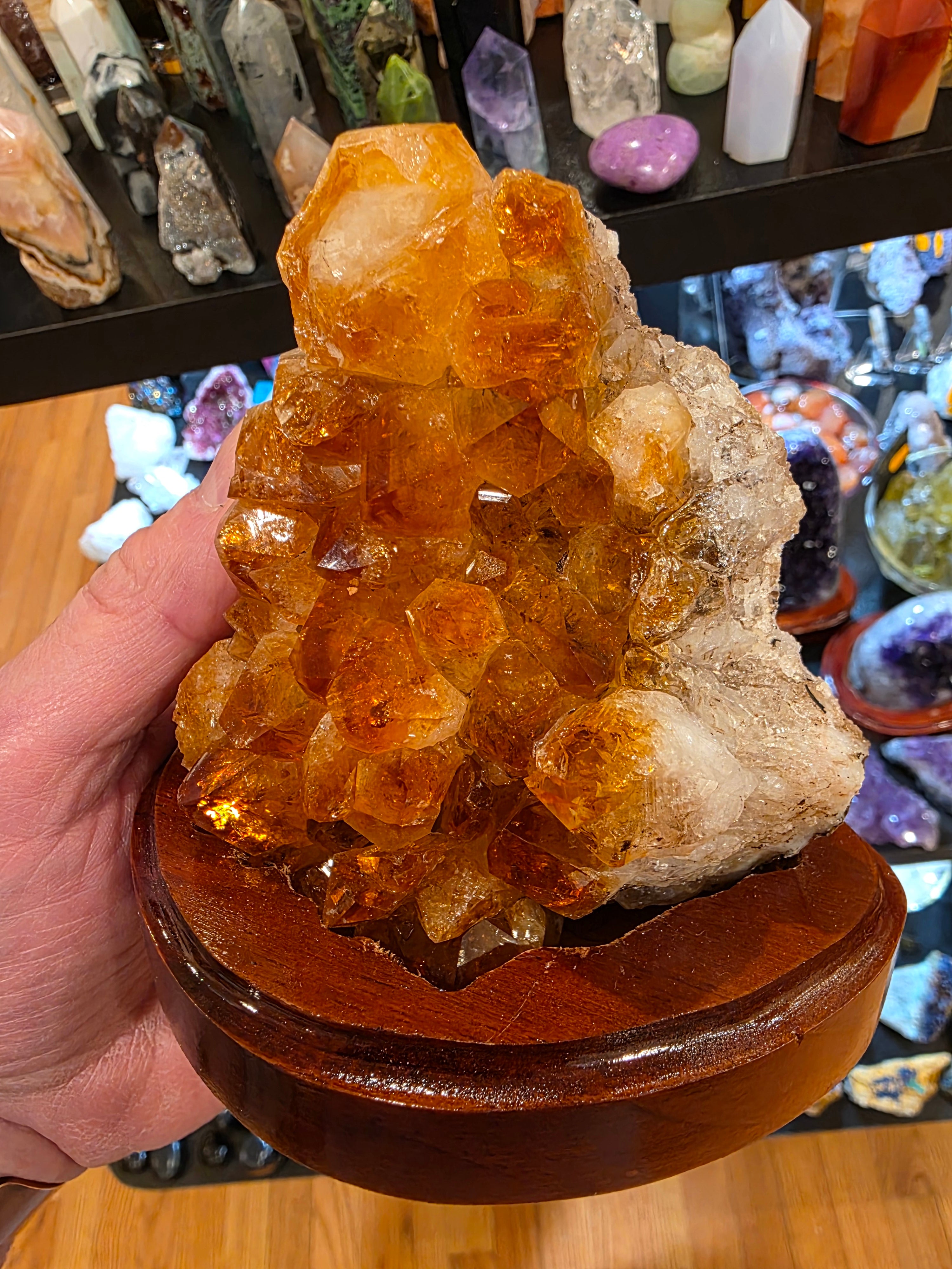 Citrine Quartz Cluster