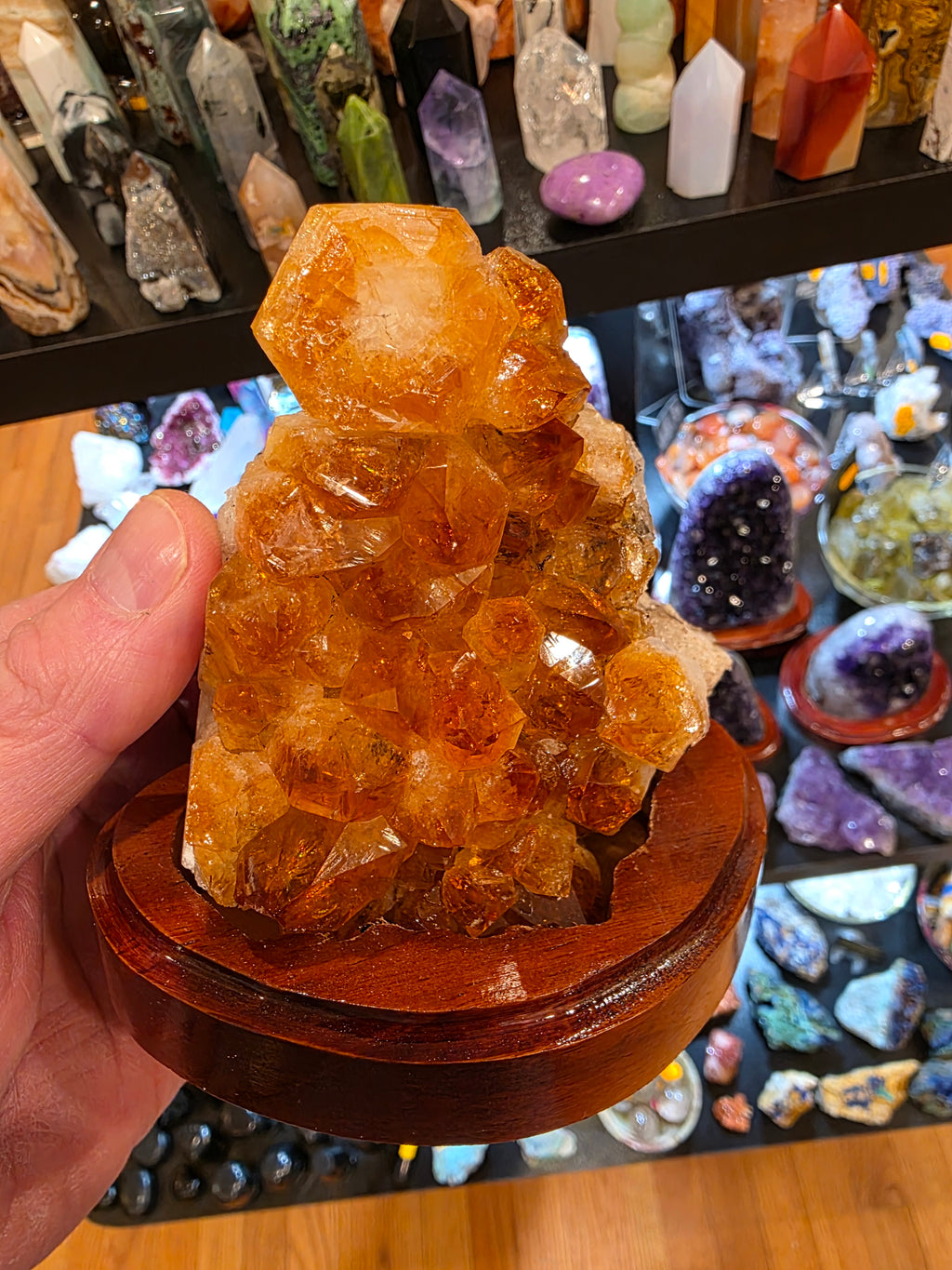 Citrine Quartz Cluster