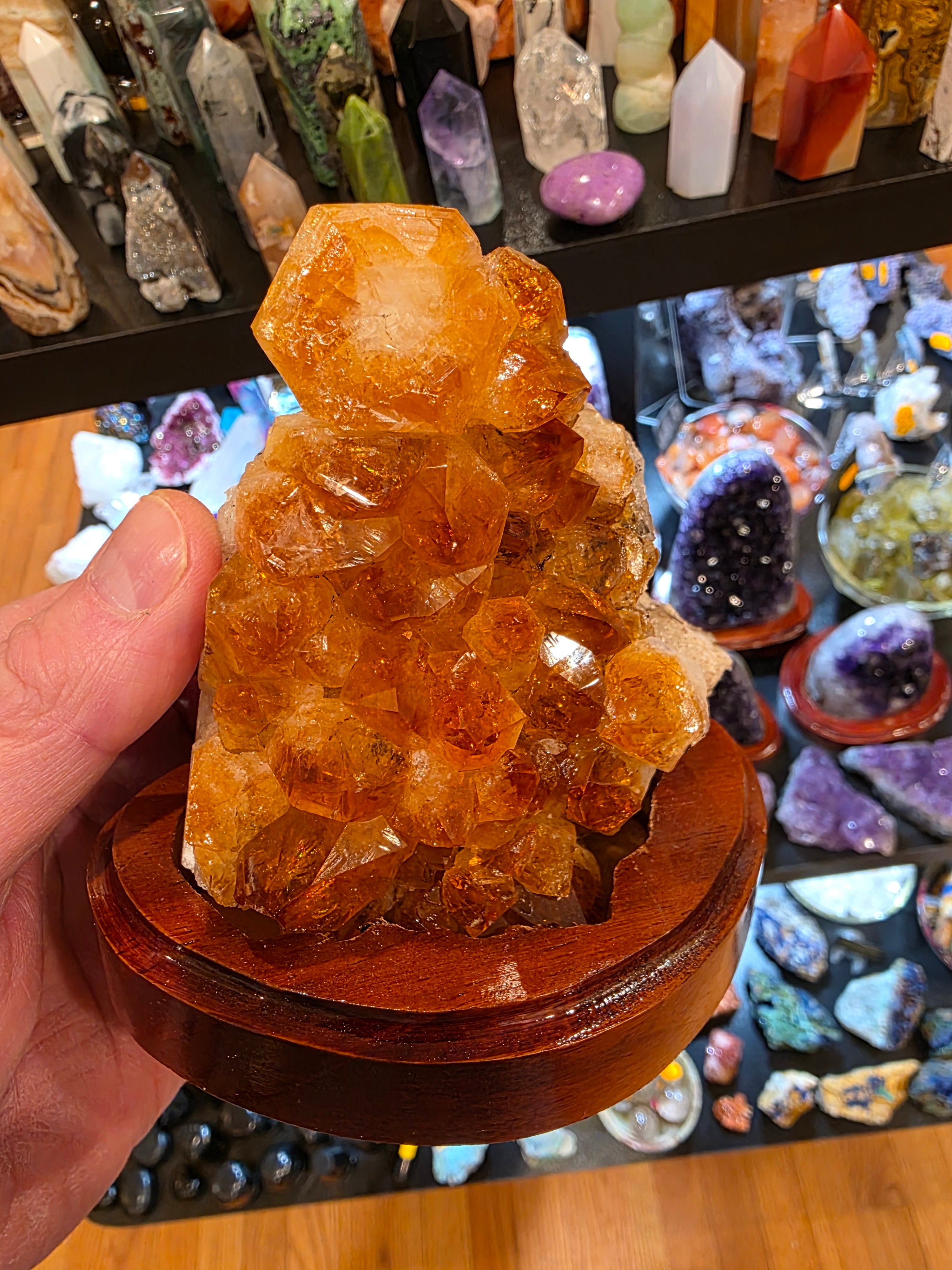 Citrine Quartz Cluster