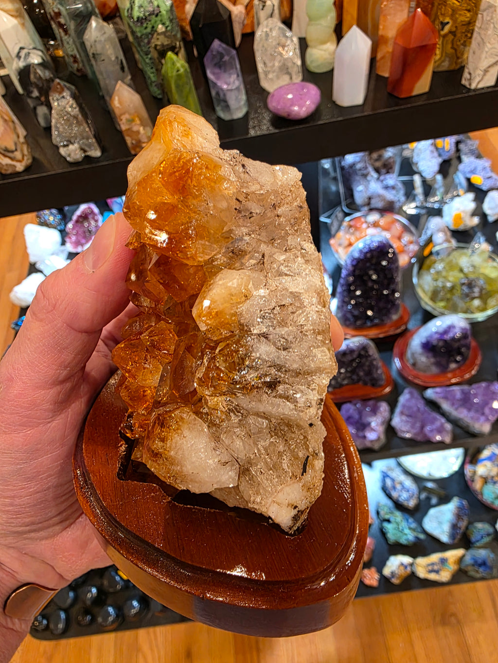 Citrine Quartz Cluster