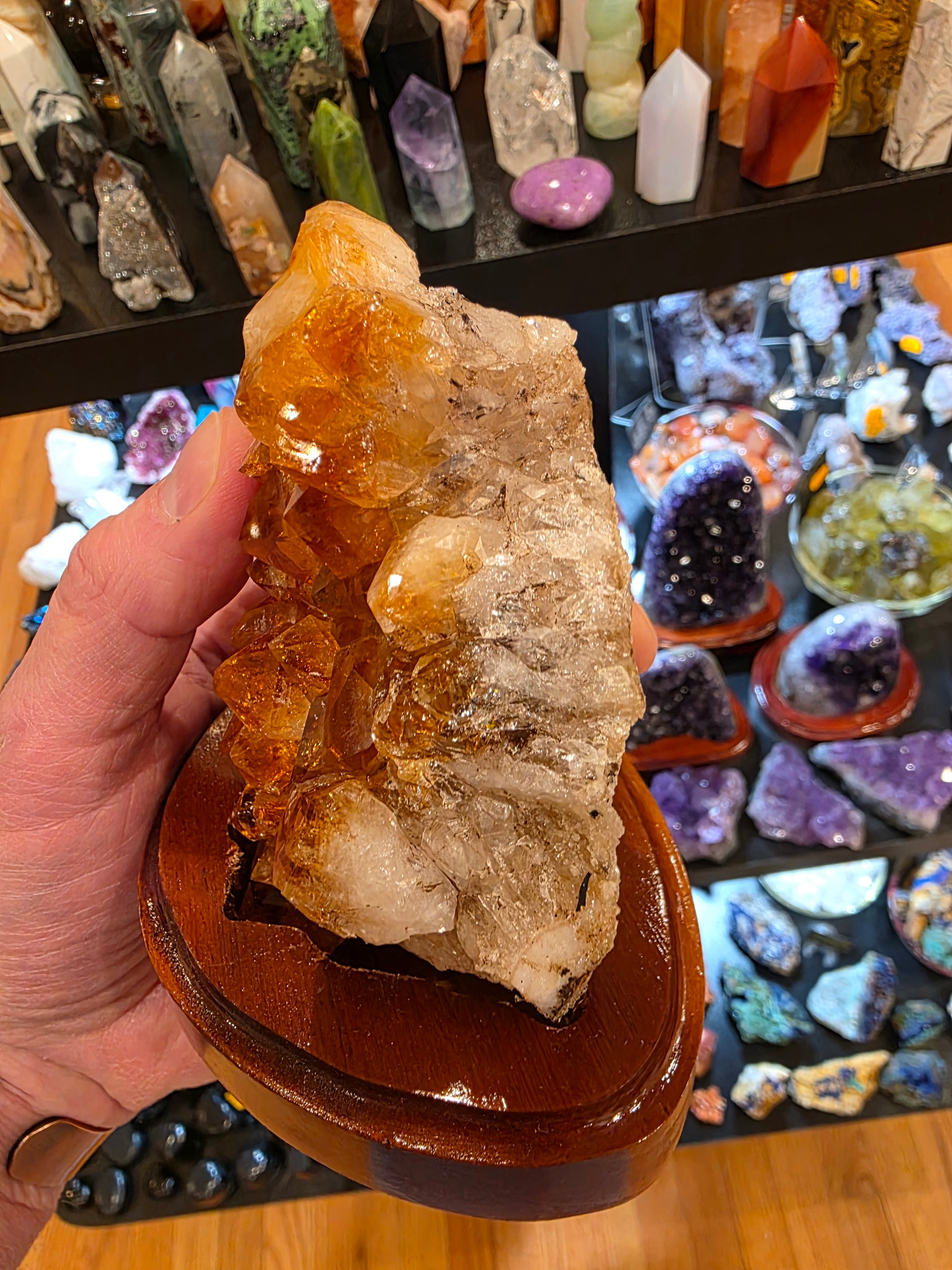 Citrine Quartz Cluster