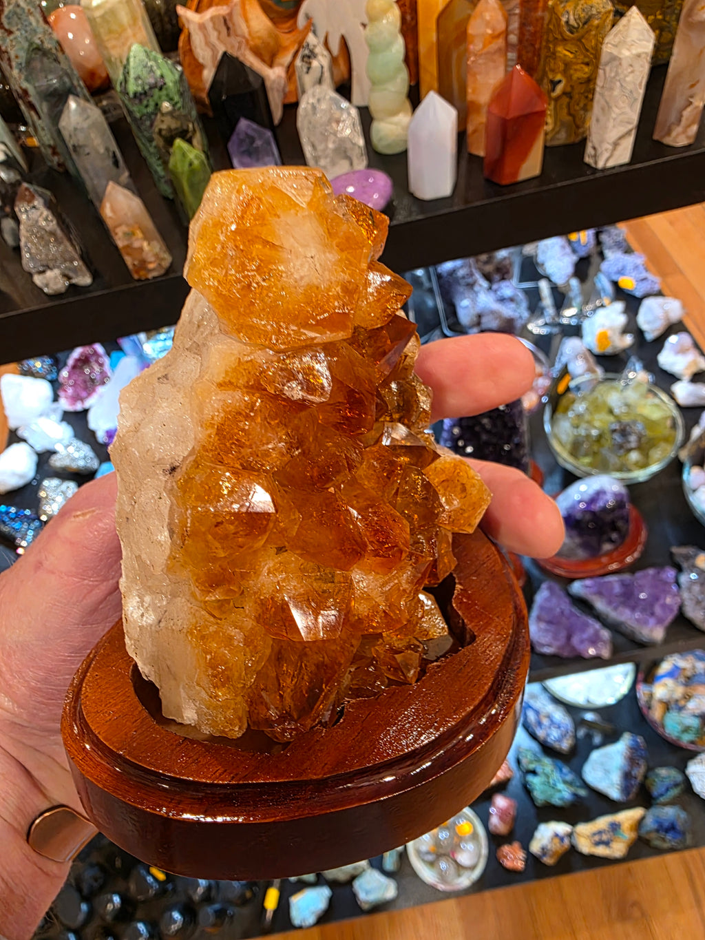 Citrine Quartz Cluster