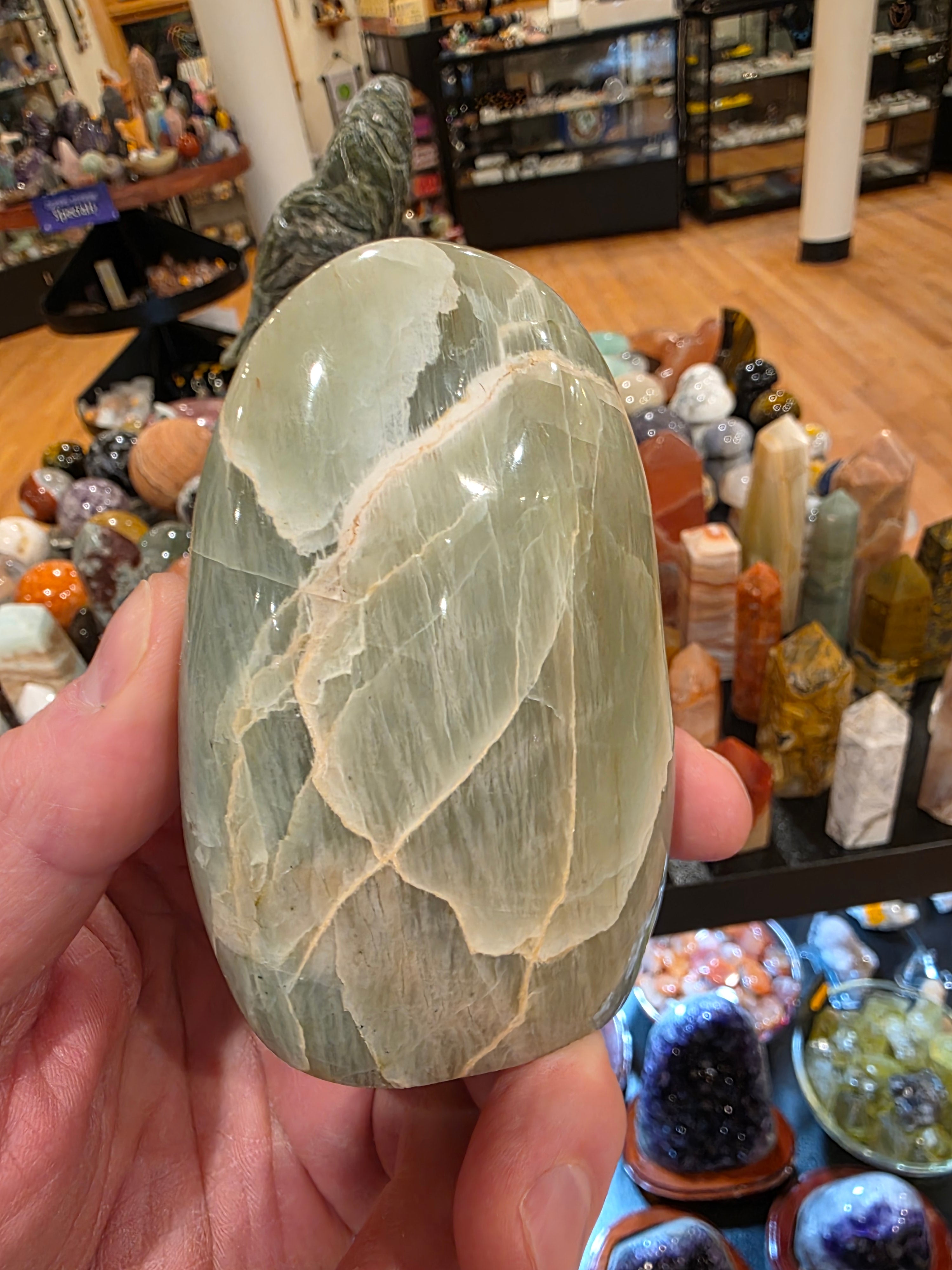 Green Moonstone - Garnierite Free Form