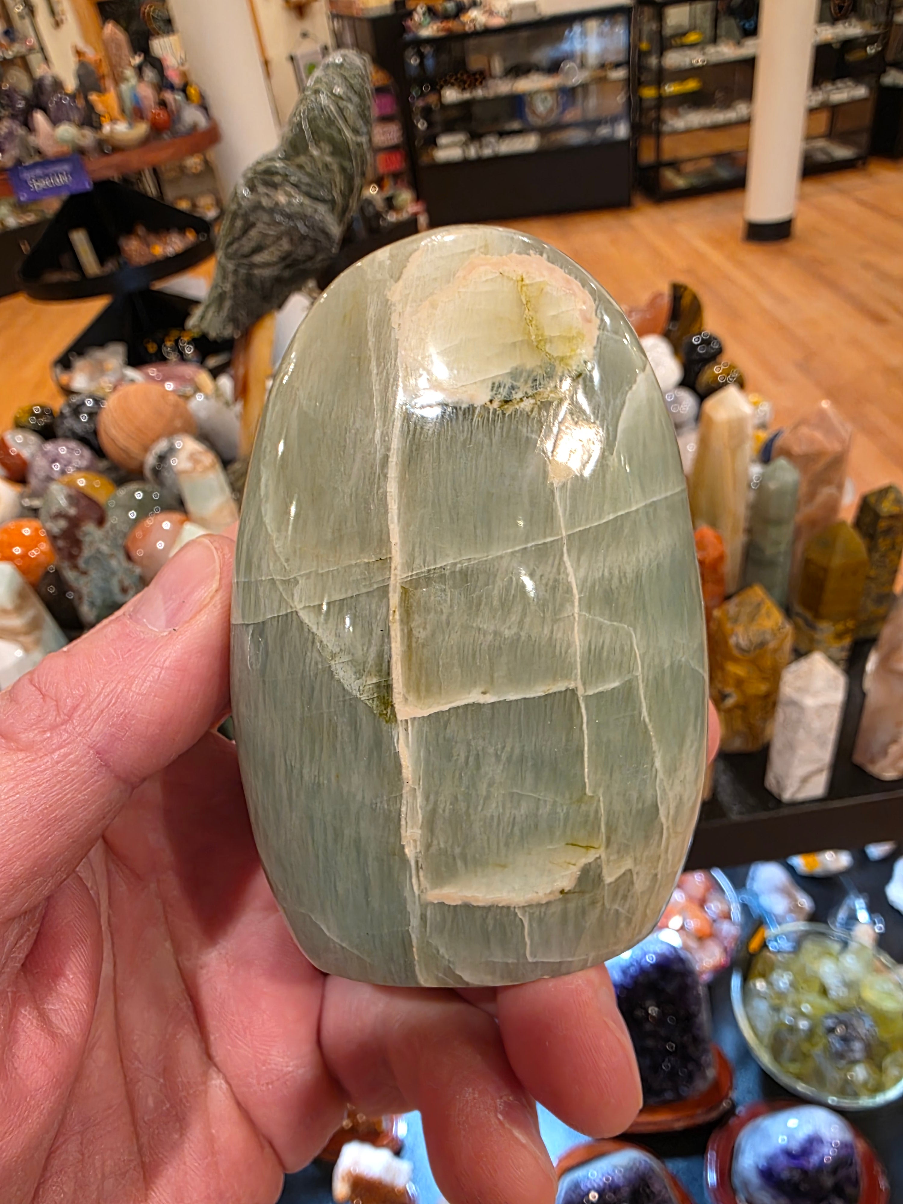 Green Moonstone - Garnierite Free Form