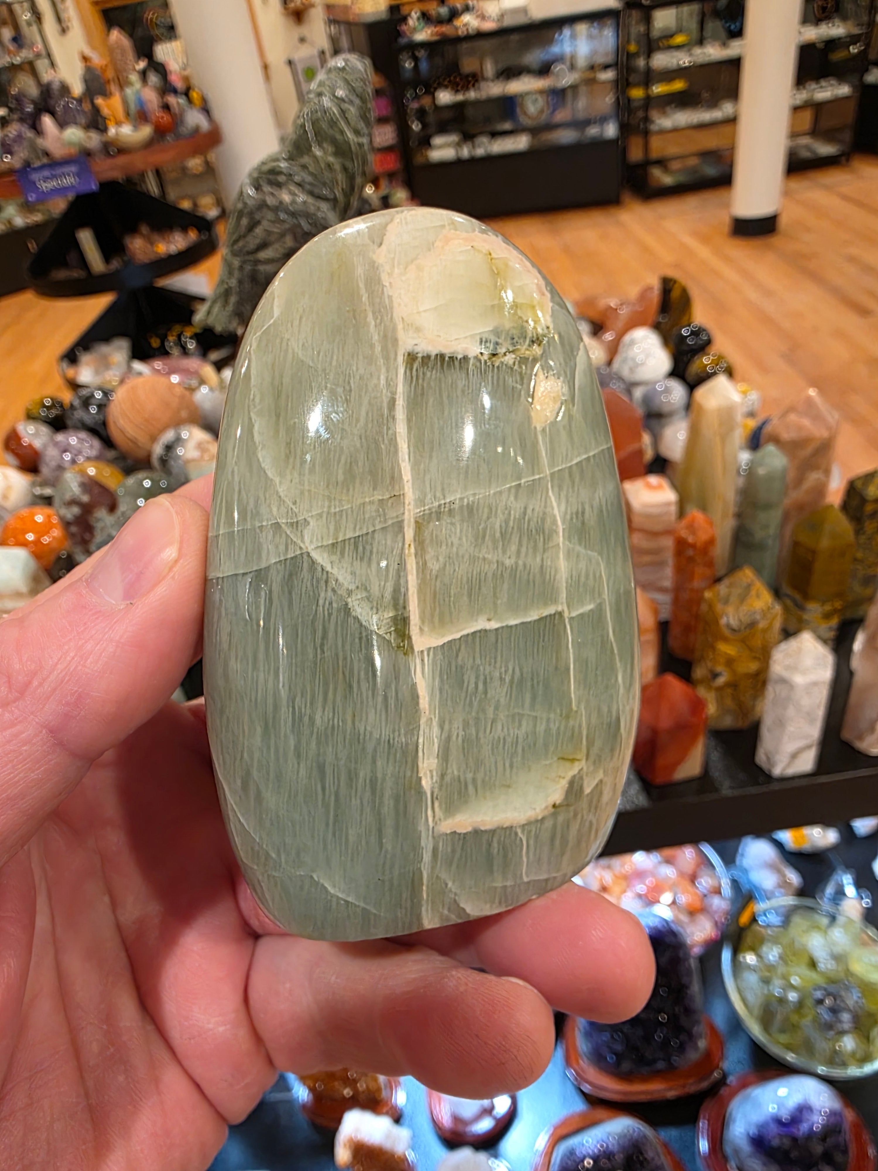 Green Moonstone - Garnierite Free Form