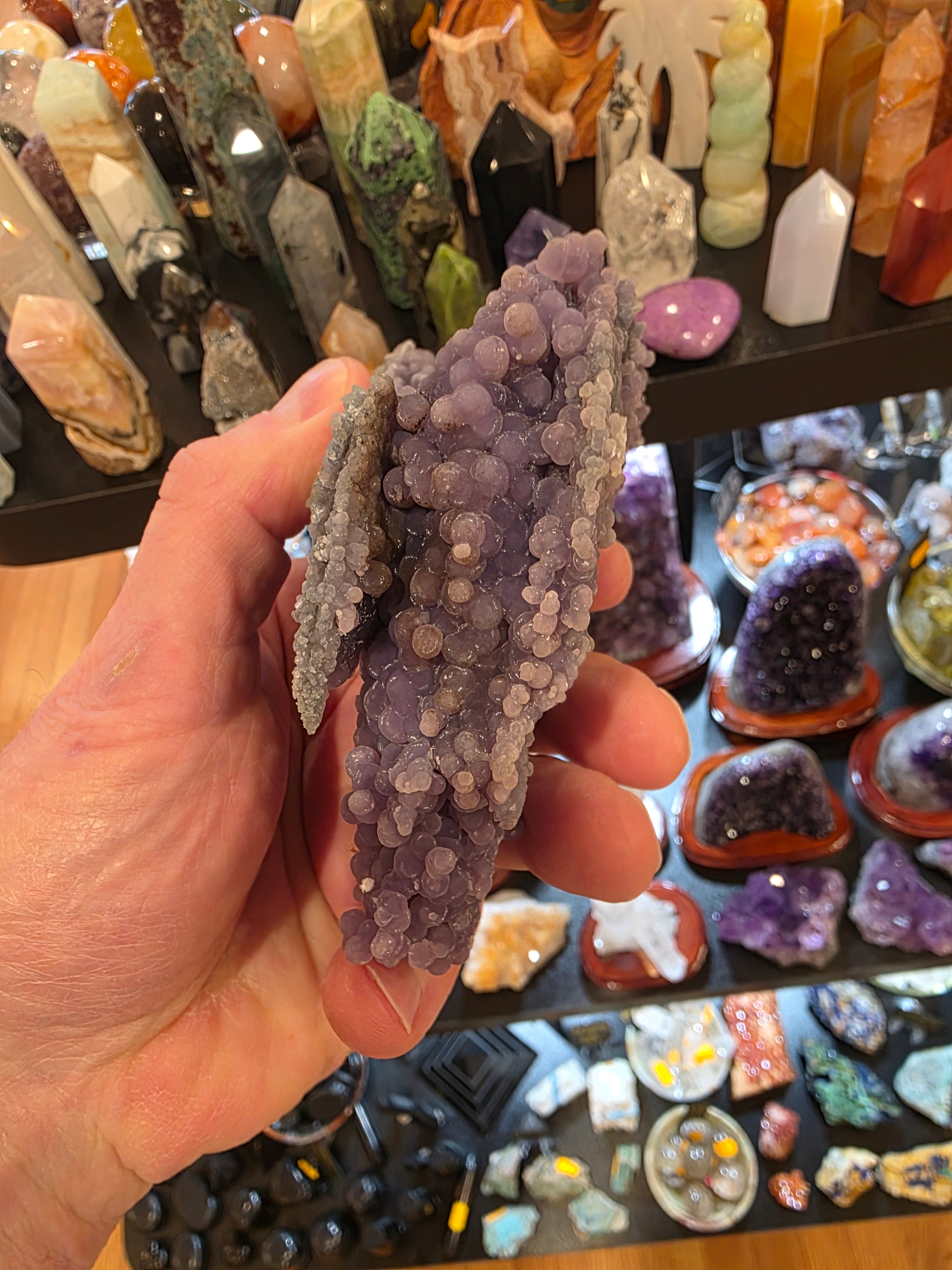 Grape Agate Specimen