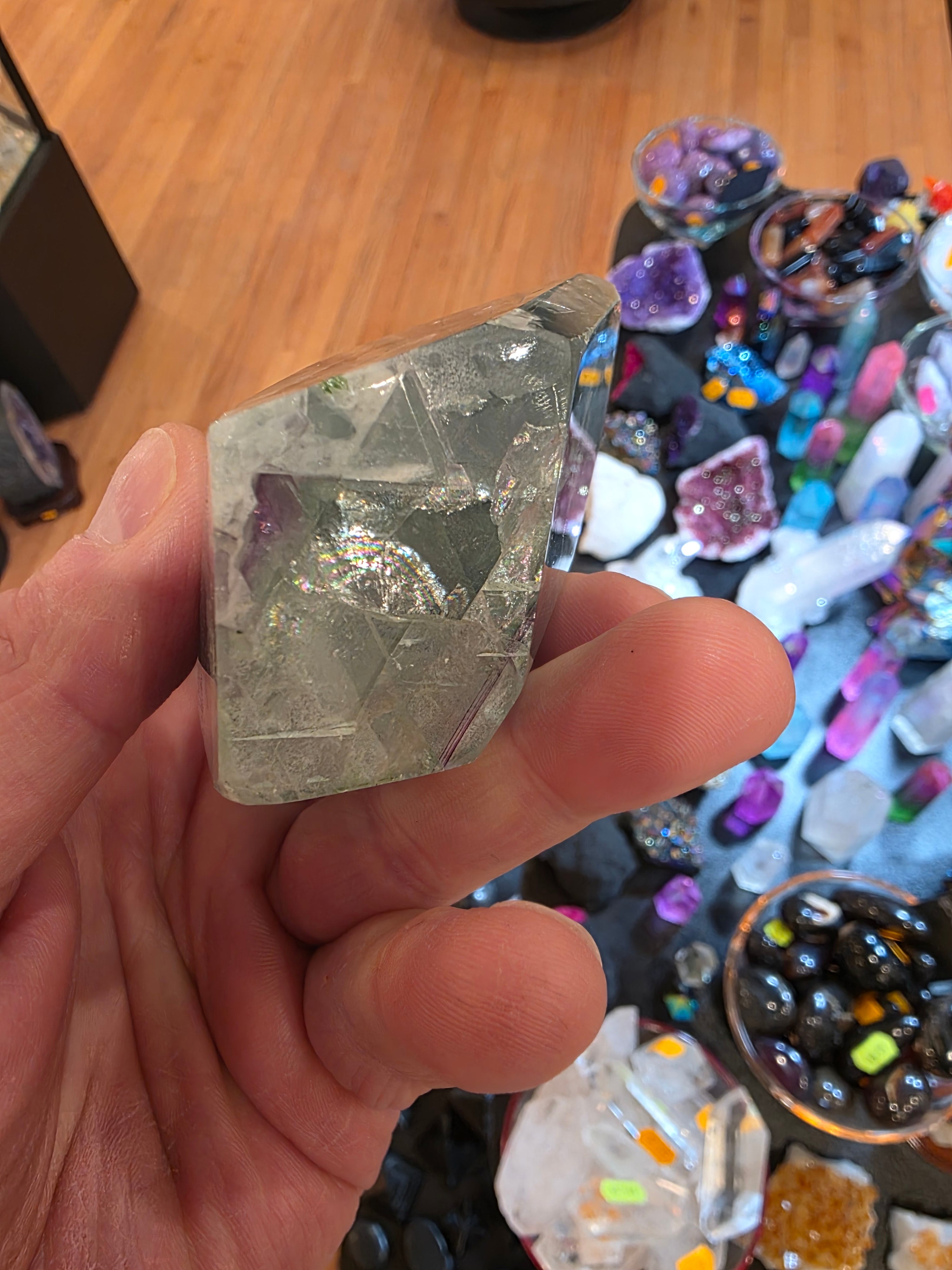 Green Flourite Free Form
