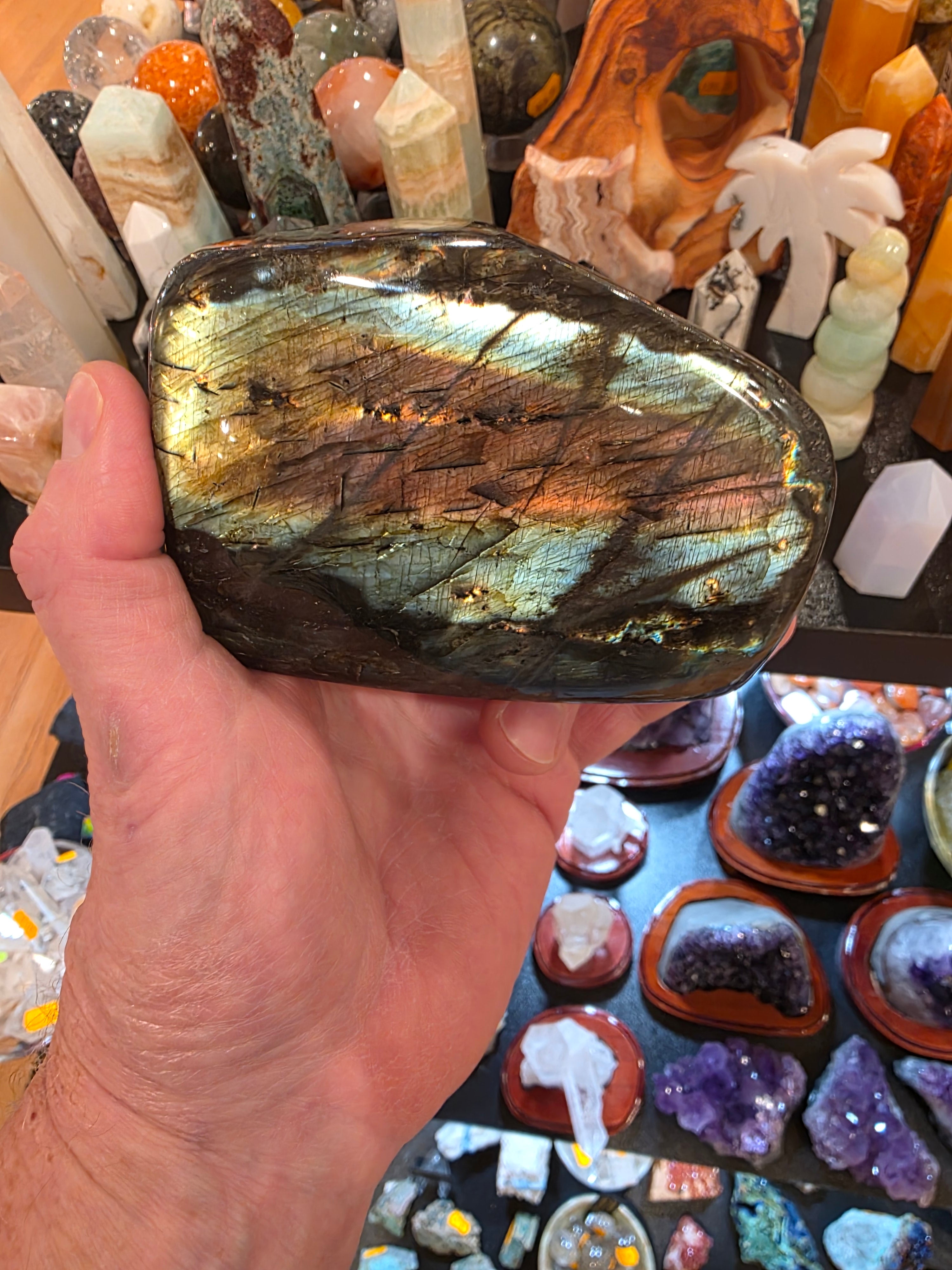 Rainbow Labradorite Free Form