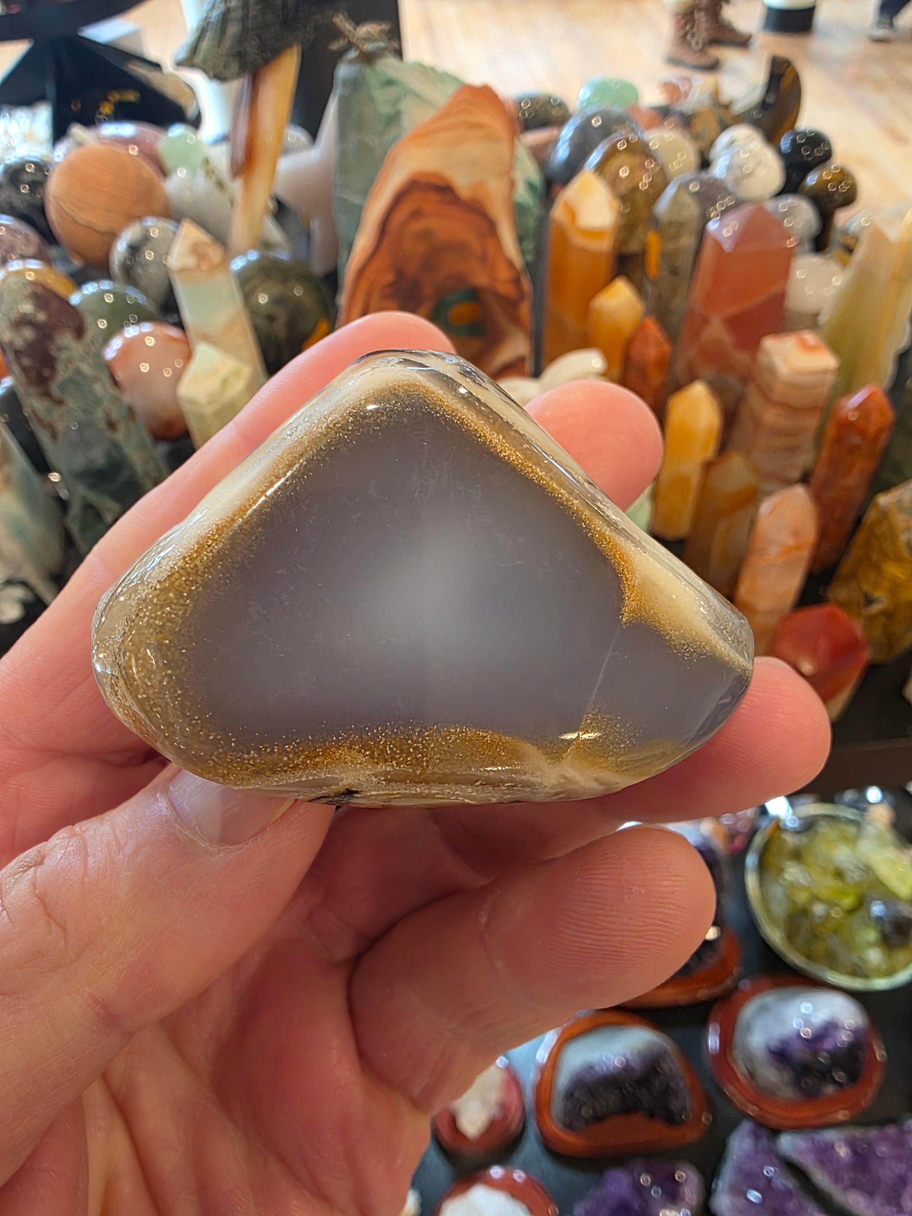 Blue Chalcedony Quartz Free Form