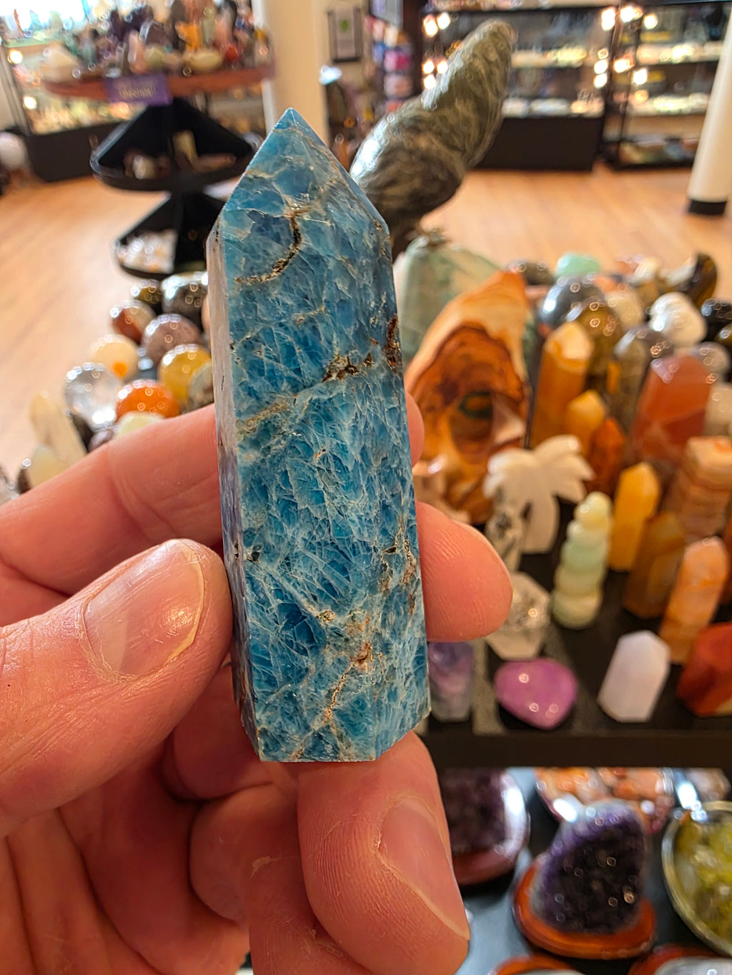 Blue Apatite Tower