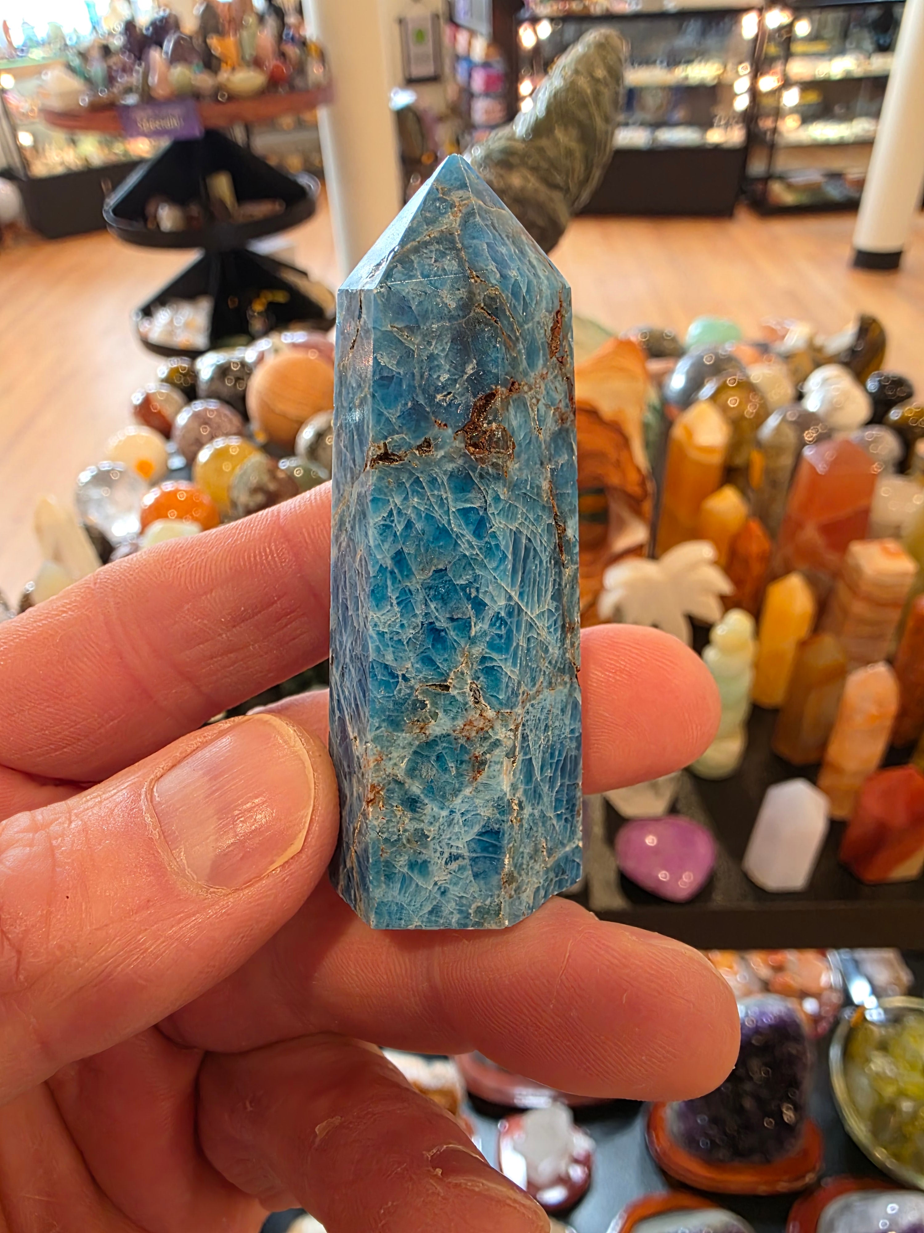 Blue Apatite Tower