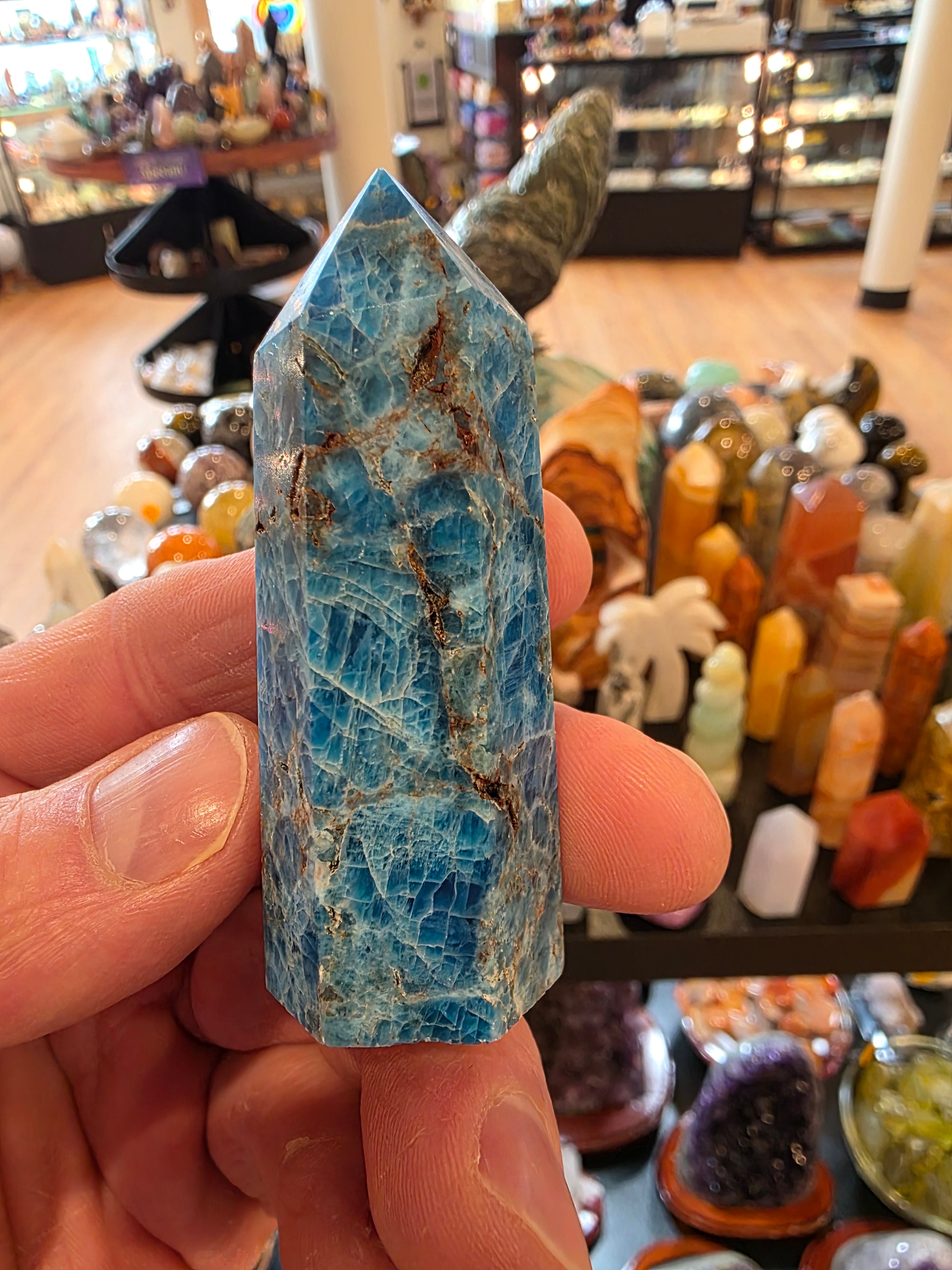 Blue Apatite Tower