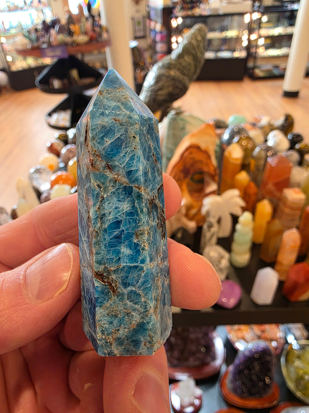 Blue Apatite Tower