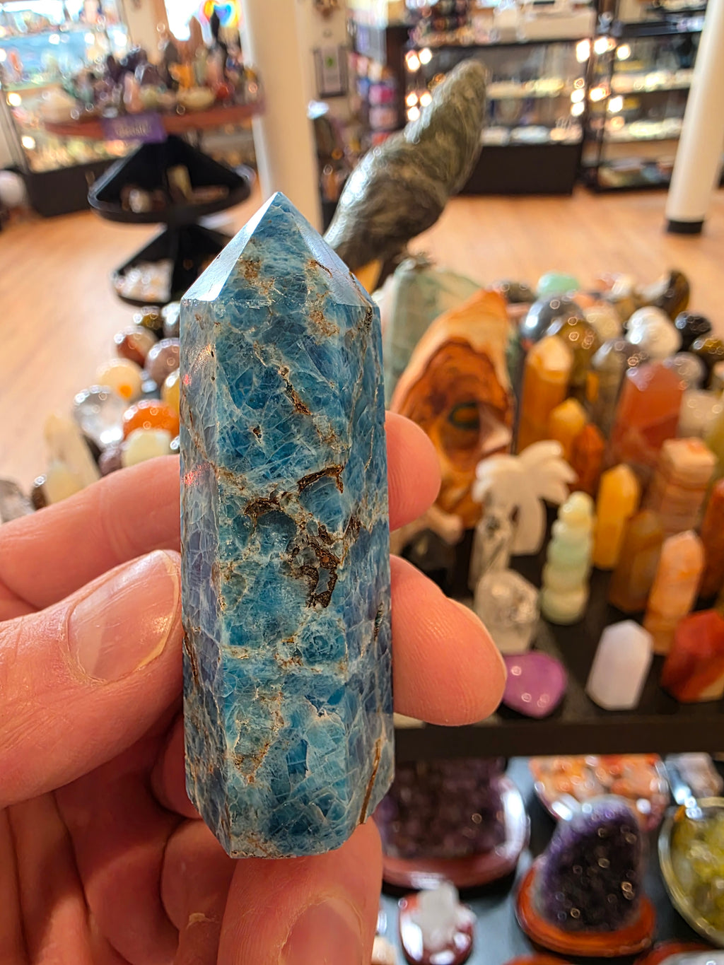Blue Apatite Tower