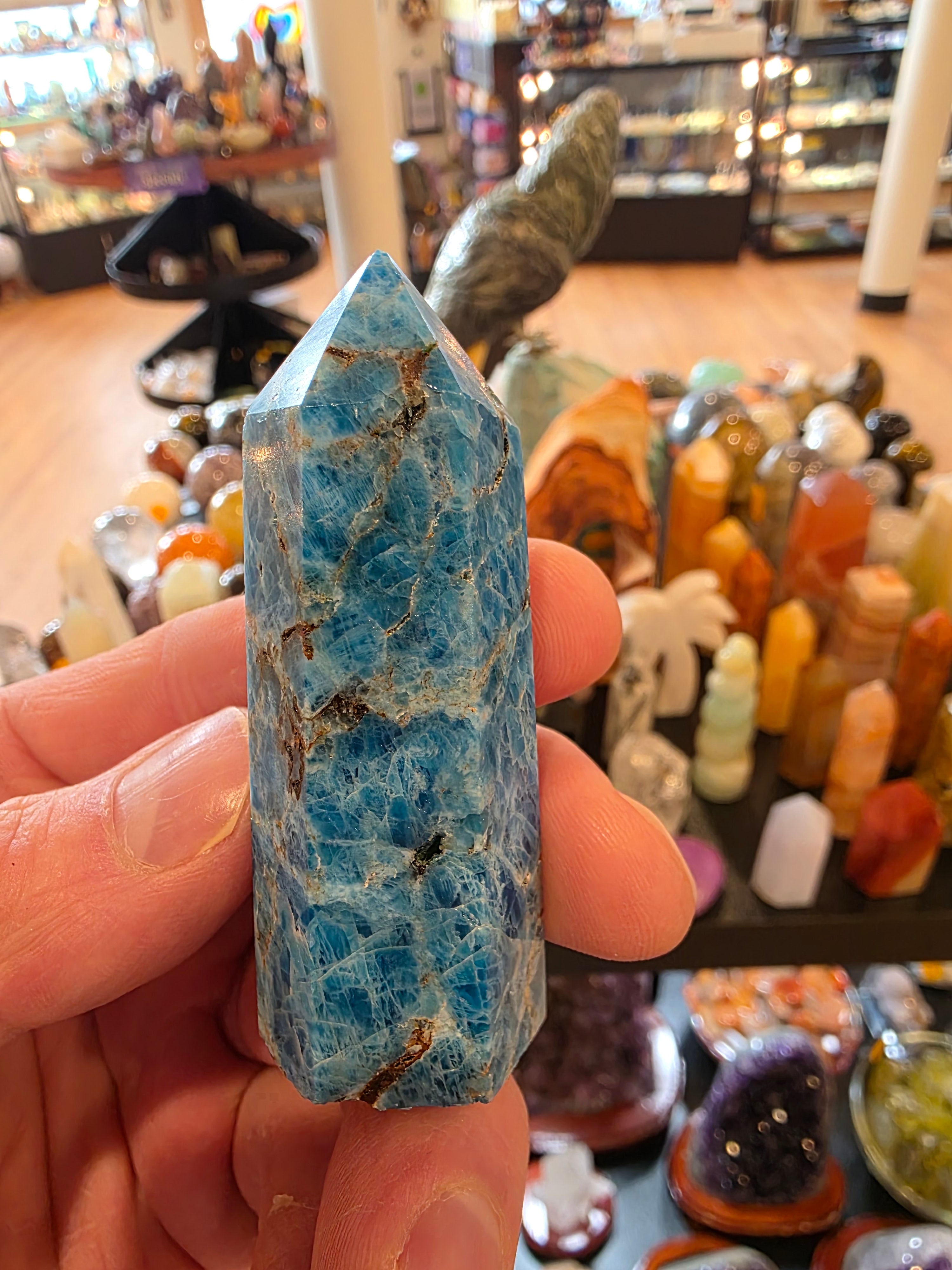 Blue Apatite Tower