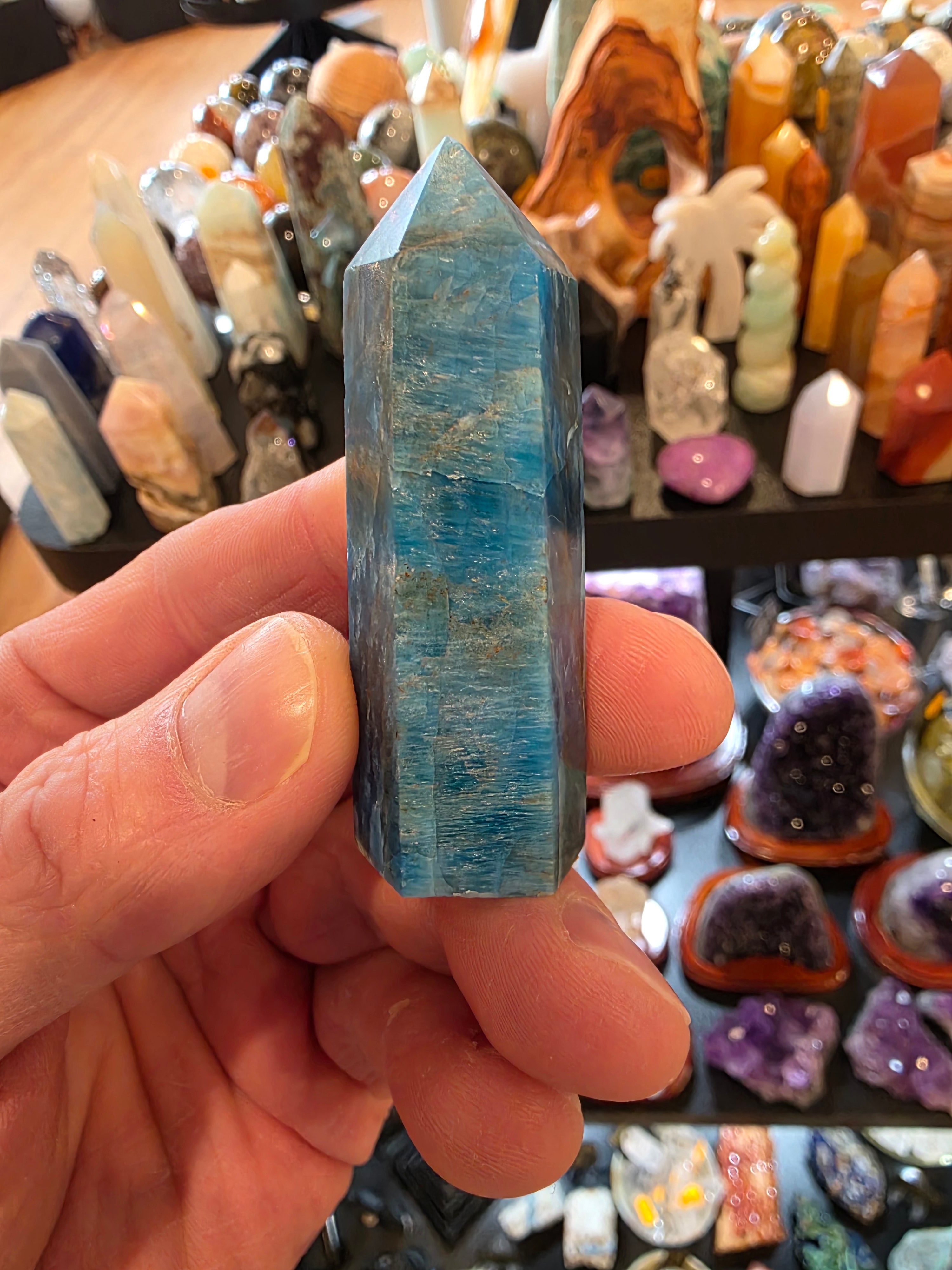 Blue Kyanite Tower