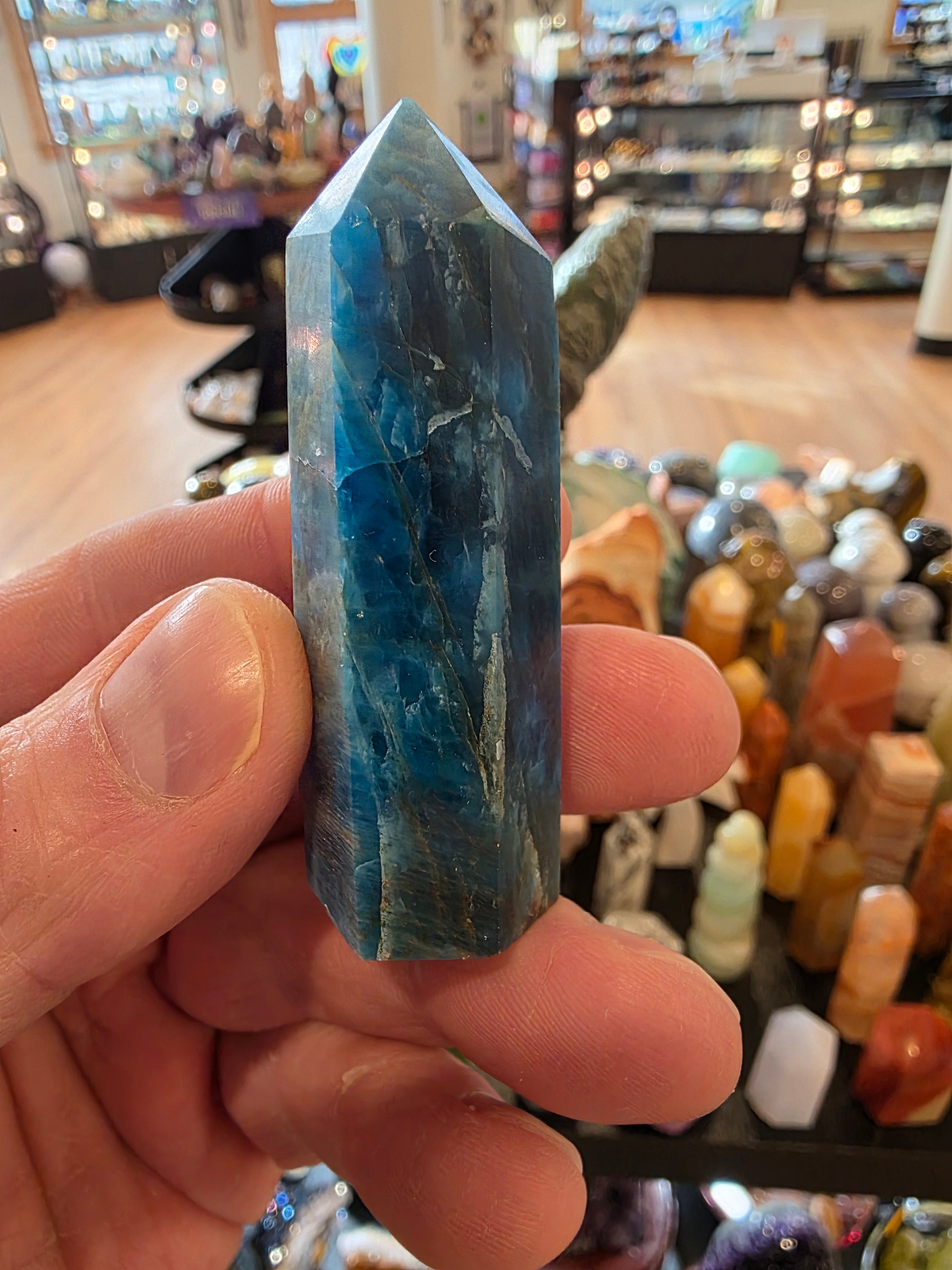 Blue Kyanite Tower