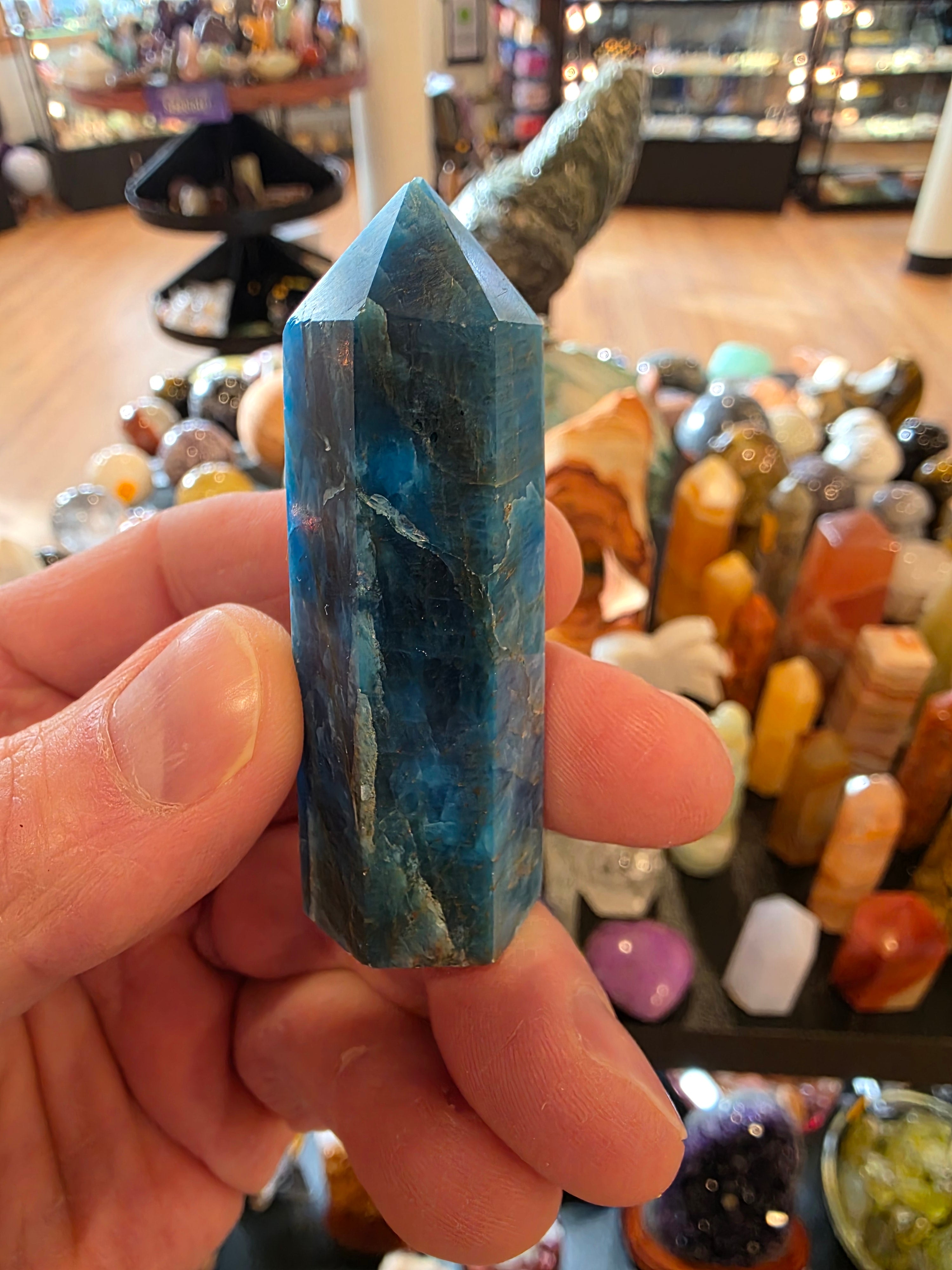 Blue Kyanite Tower