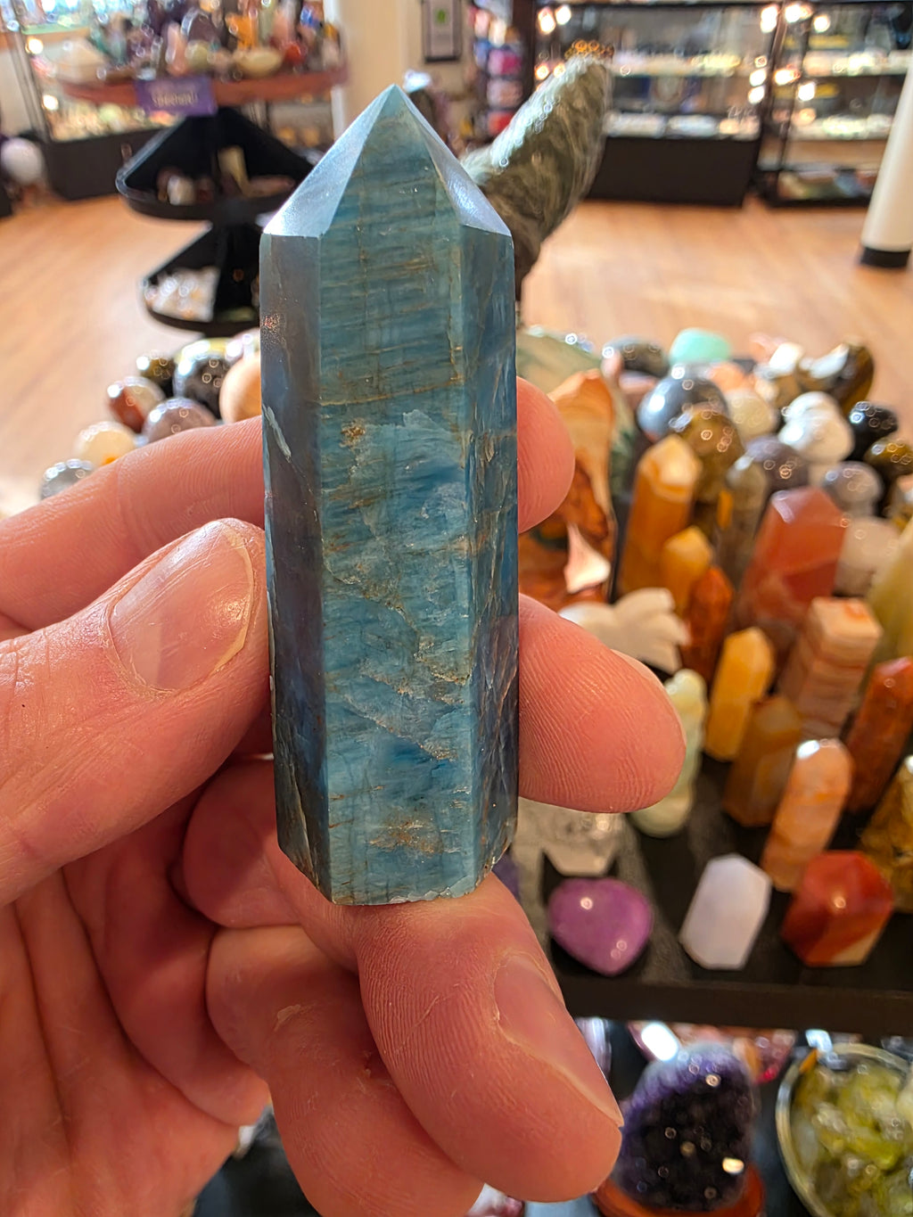 Blue Kyanite Tower