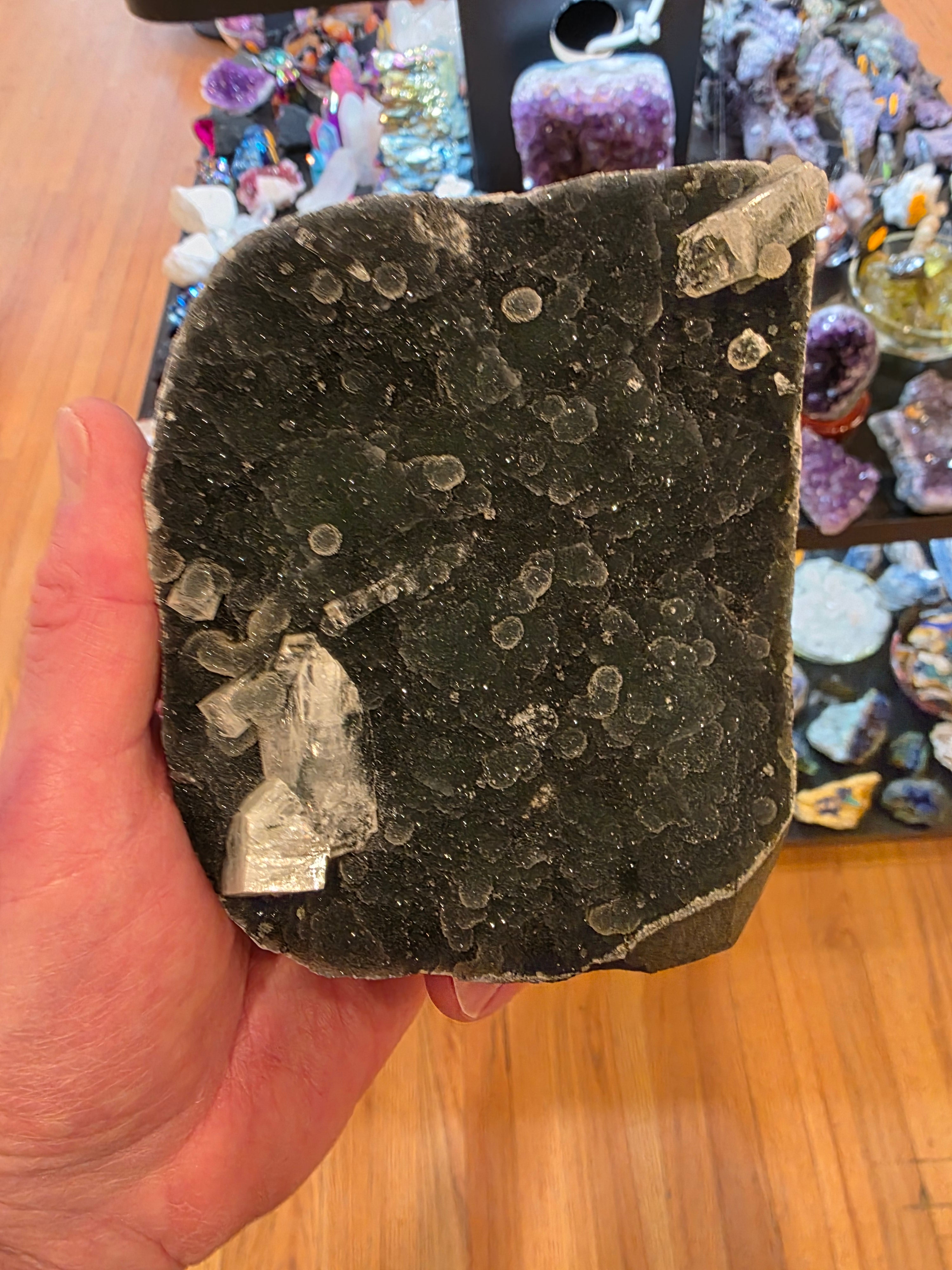 Black Chalcedony Free Form