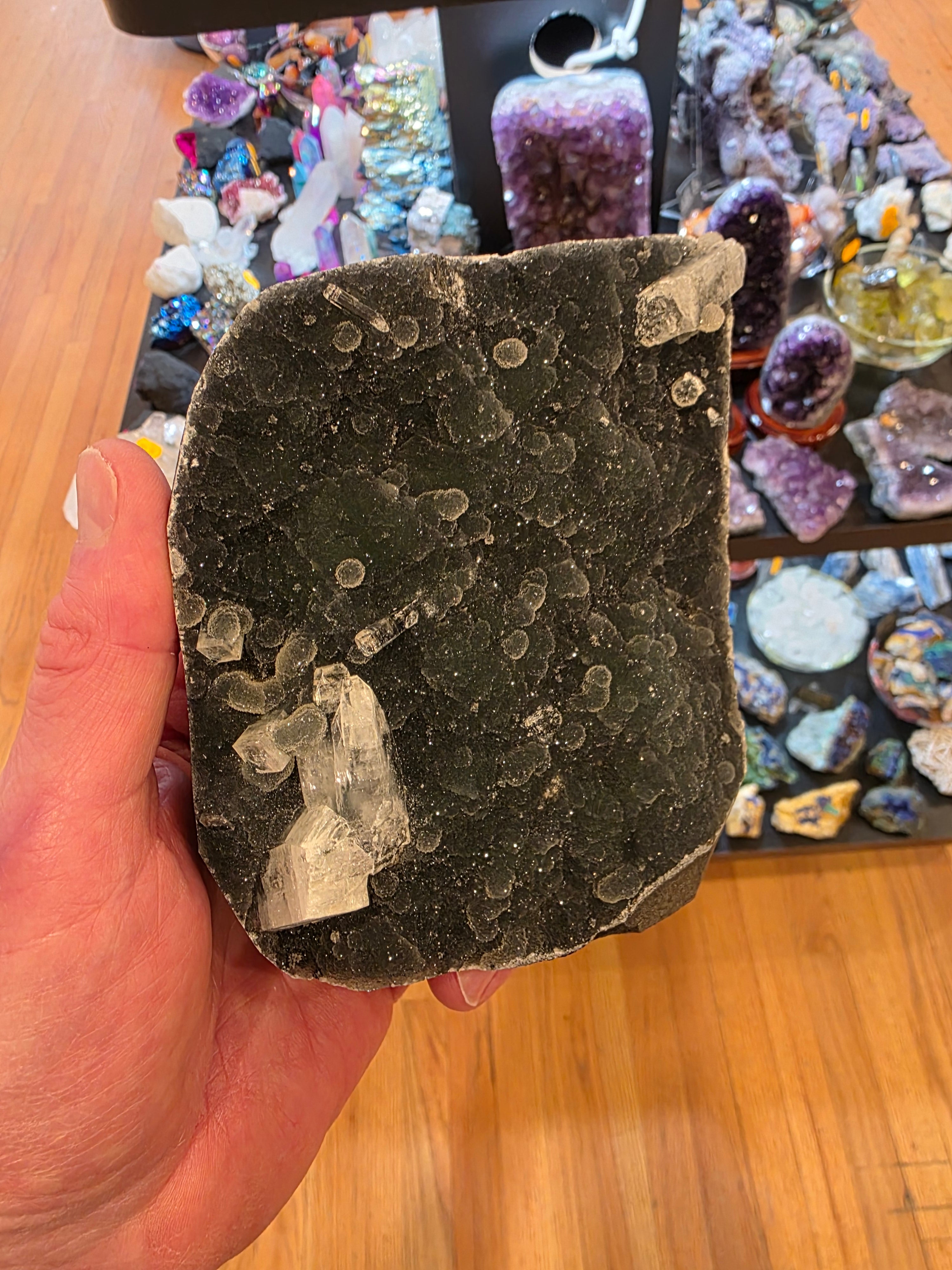 Black Chalcedony Free Form