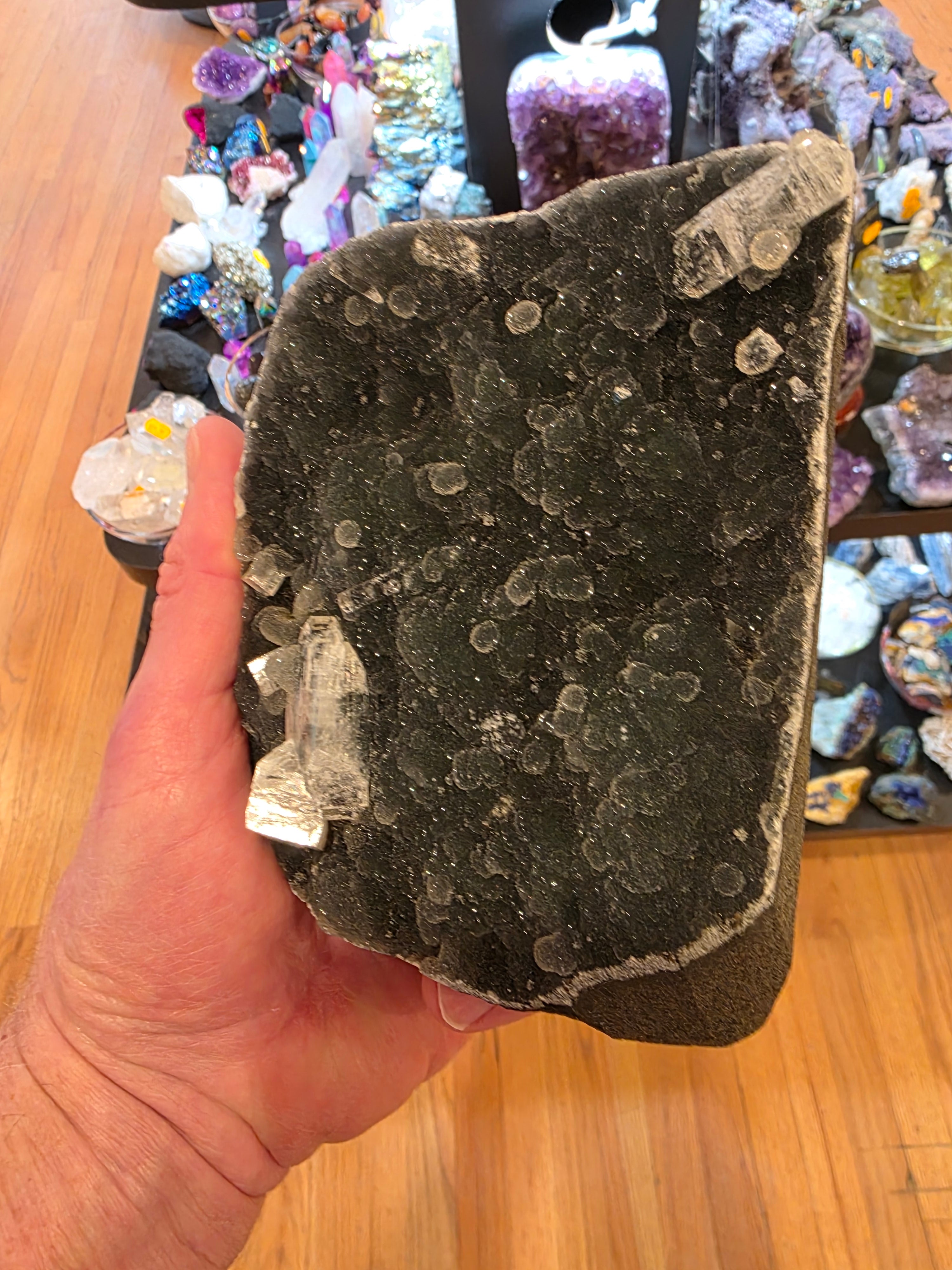 Black Chalcedony Free Form