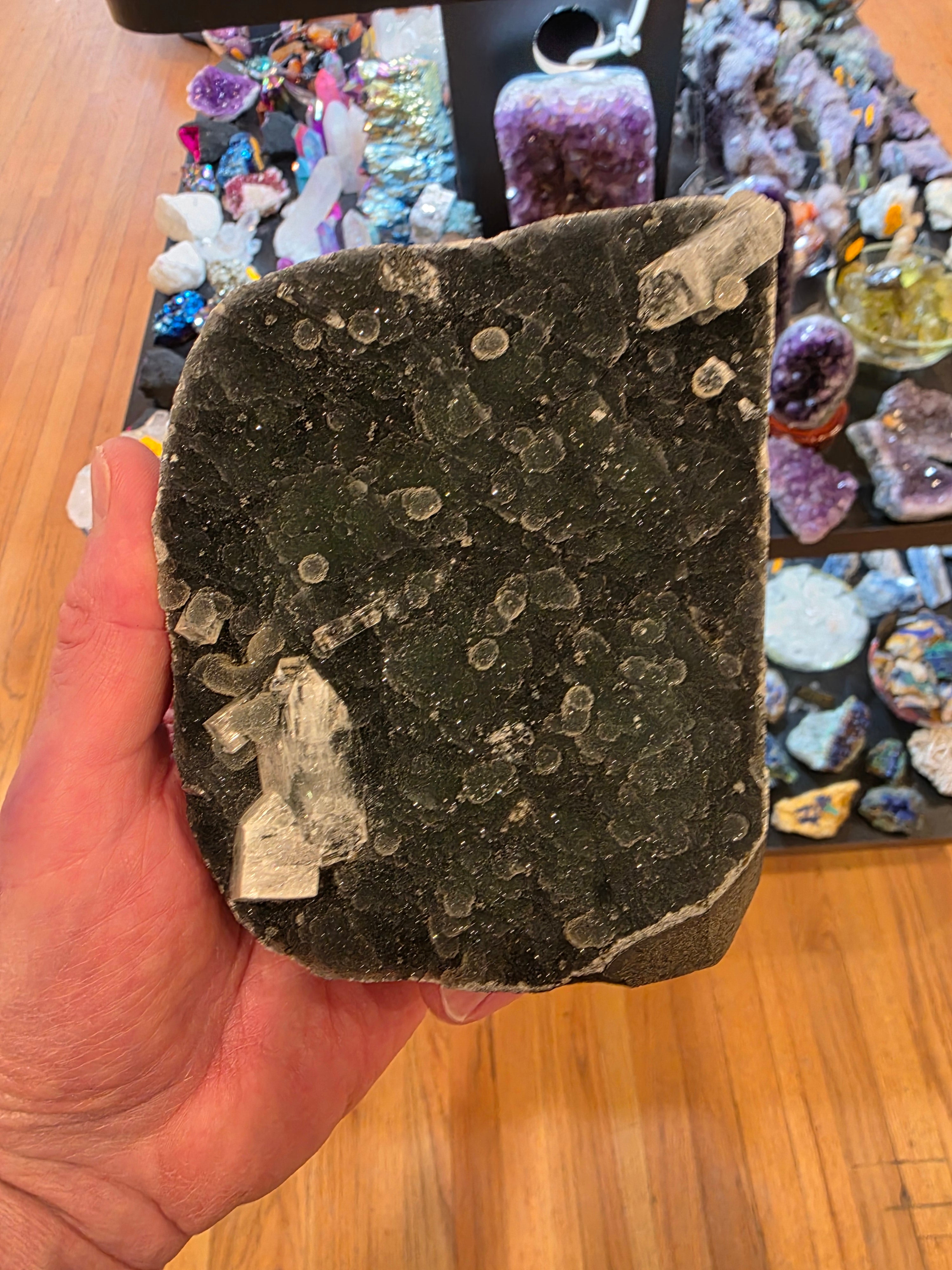 Black Chalcedony Free Form