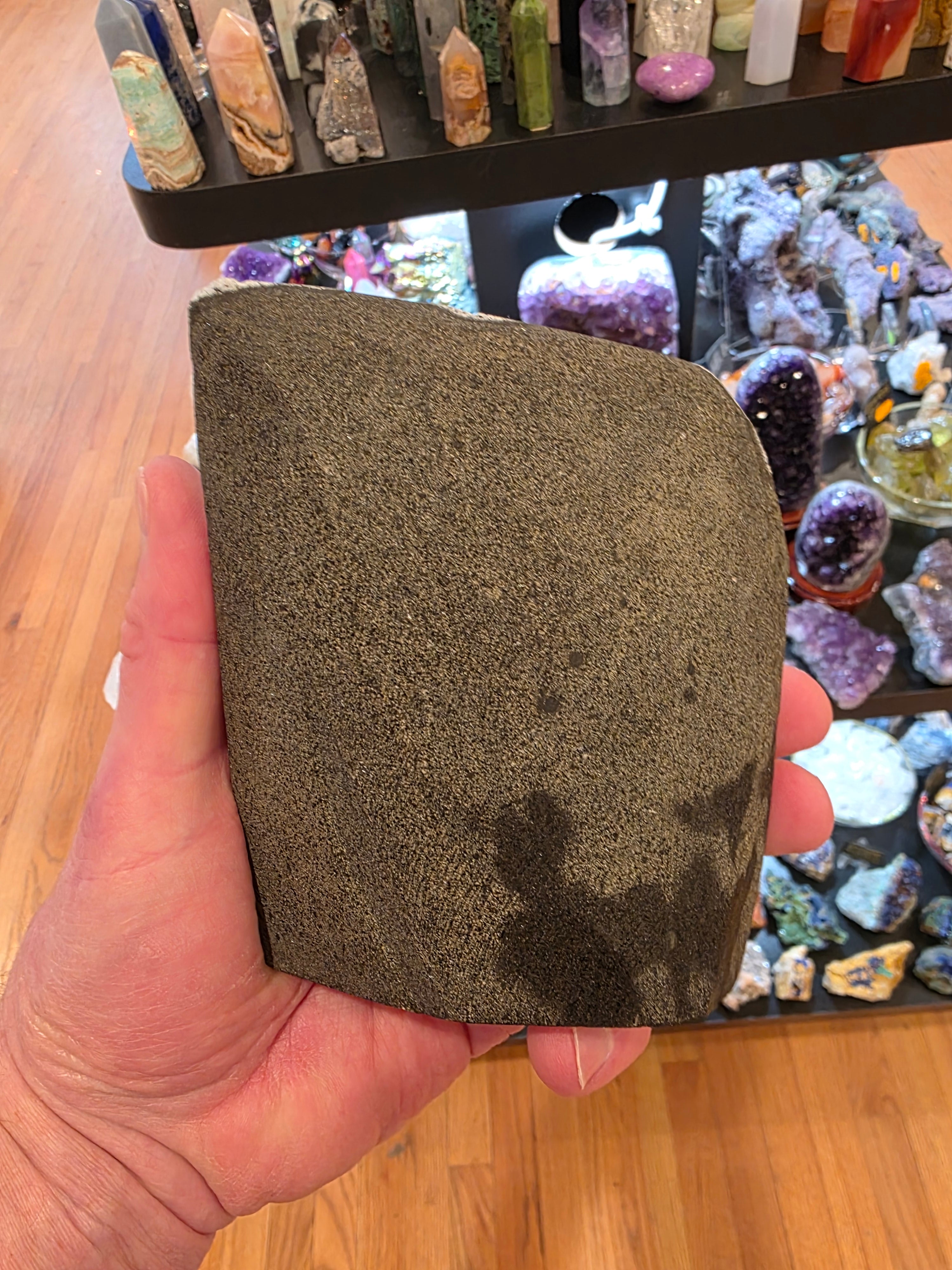 Black Chalcedony Free Form