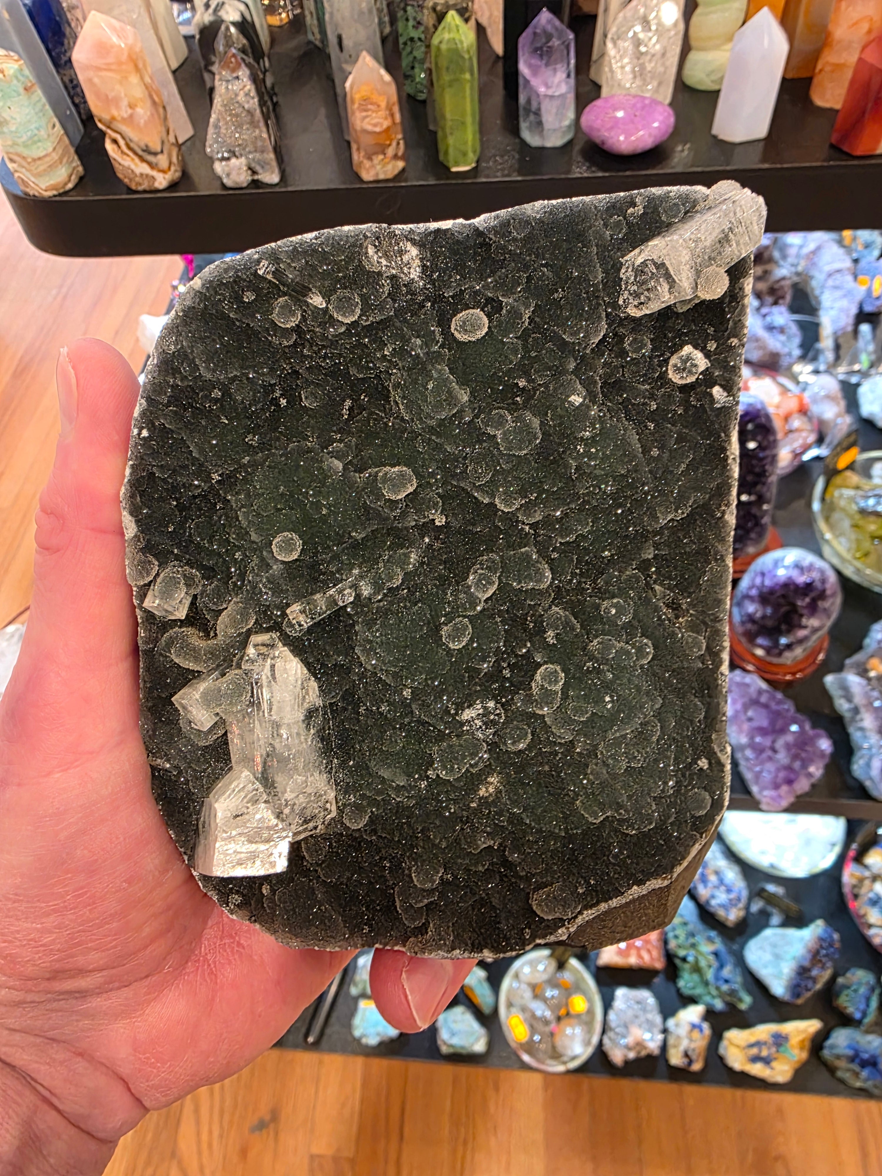 Black Chalcedony Free Form