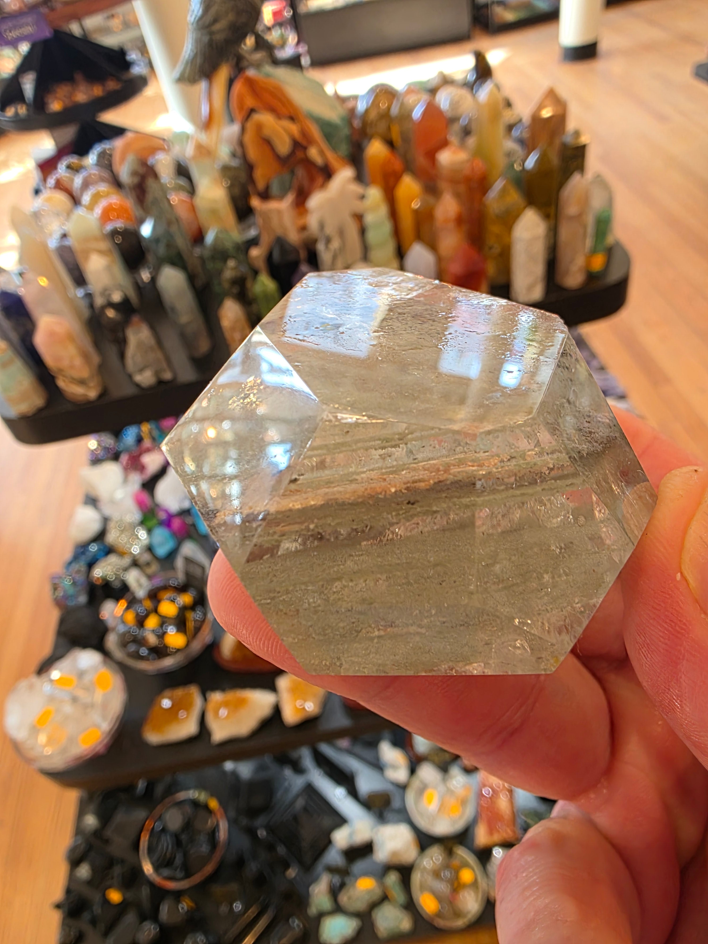 Landscape / Shamans Quartz with Rutile and Rainbows