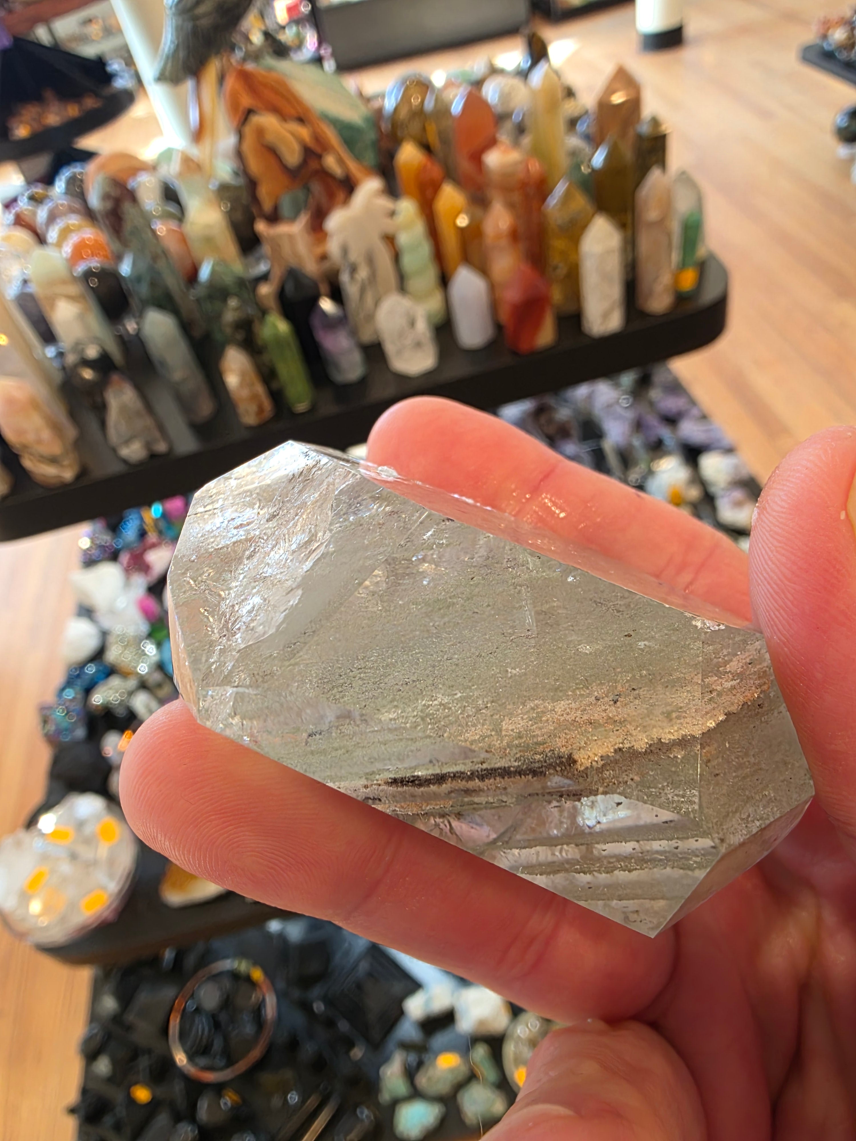 Landscape / Shamans Quartz with Rutile and Rainbows